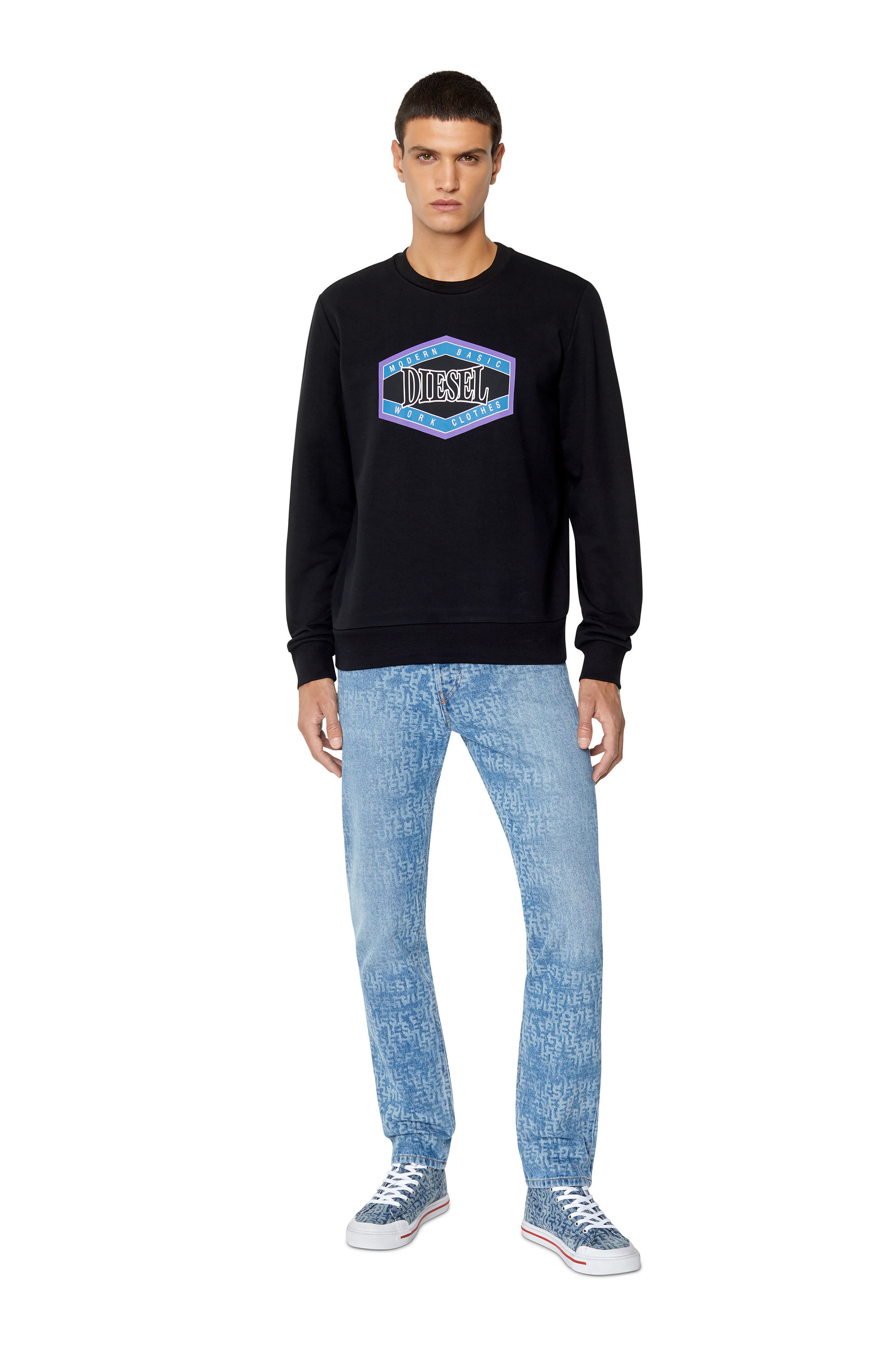 Diesel - S-ATHOS MID, Blue - Image 7