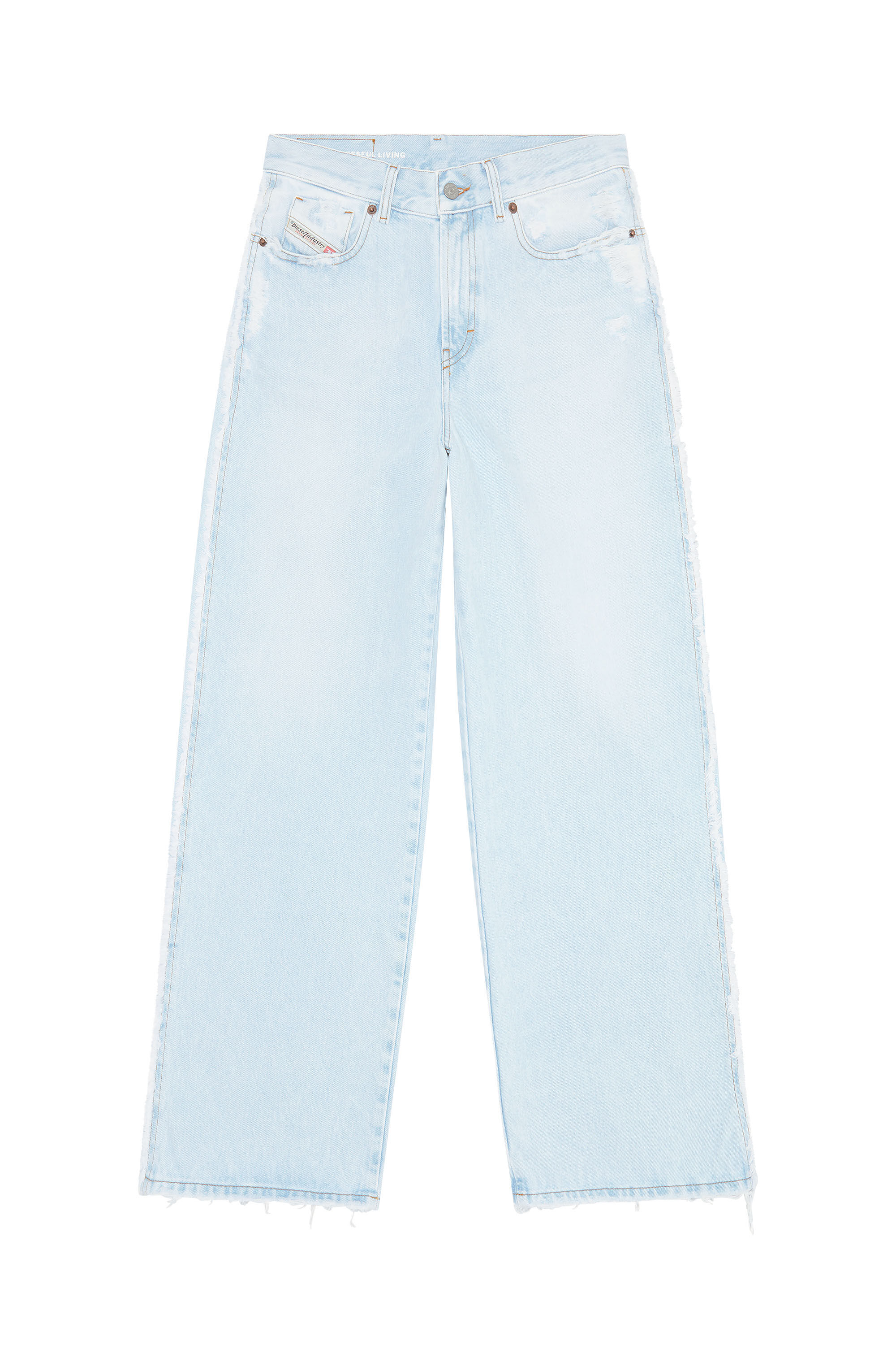 Diesel - 2000 Widee 007M7 Bootcut and Flare Jeans, Light Blue - Image 2