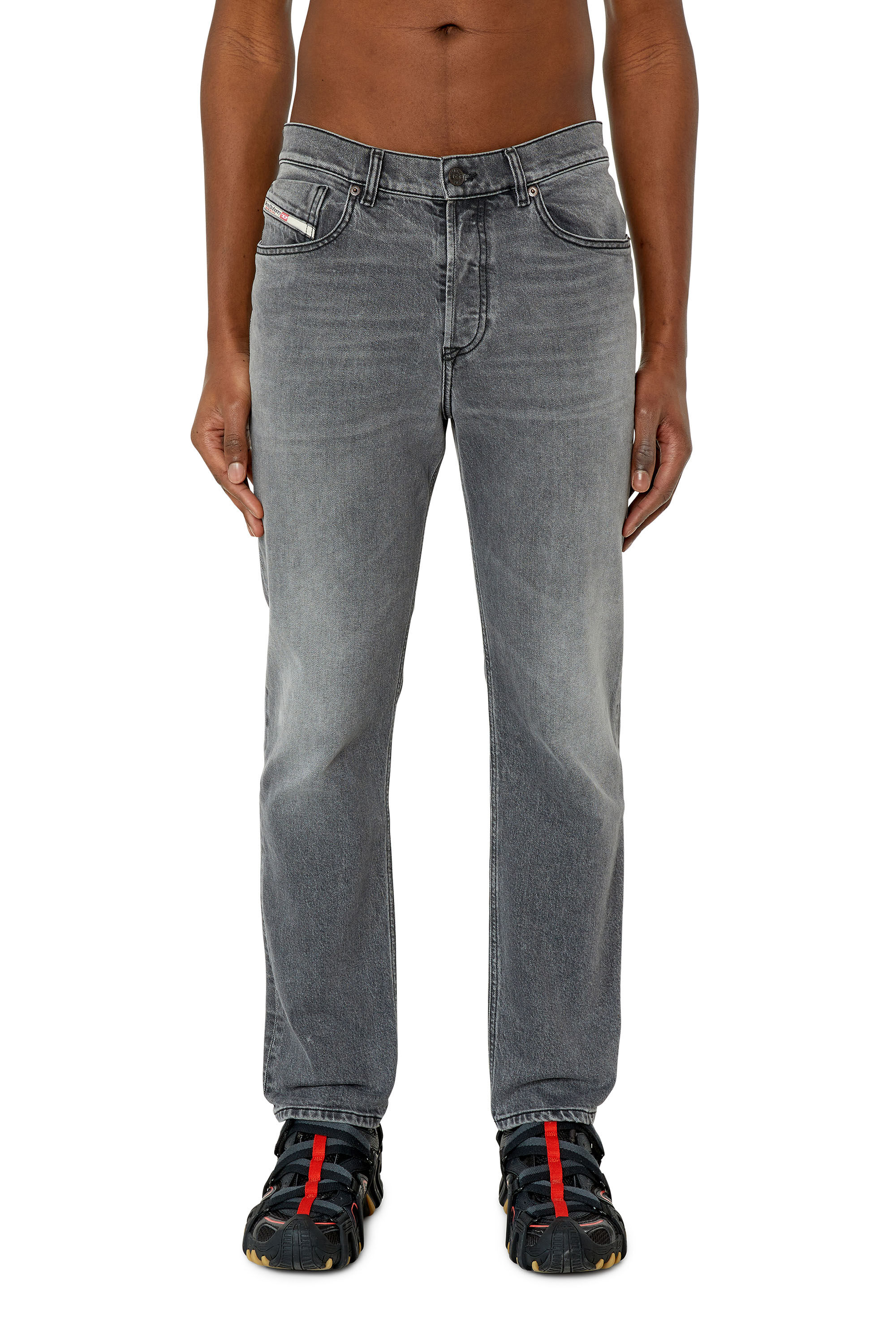 Diesel - 2005 D-Fining 09E87 Tapered Jeans, Black/Dark grey - Image 3