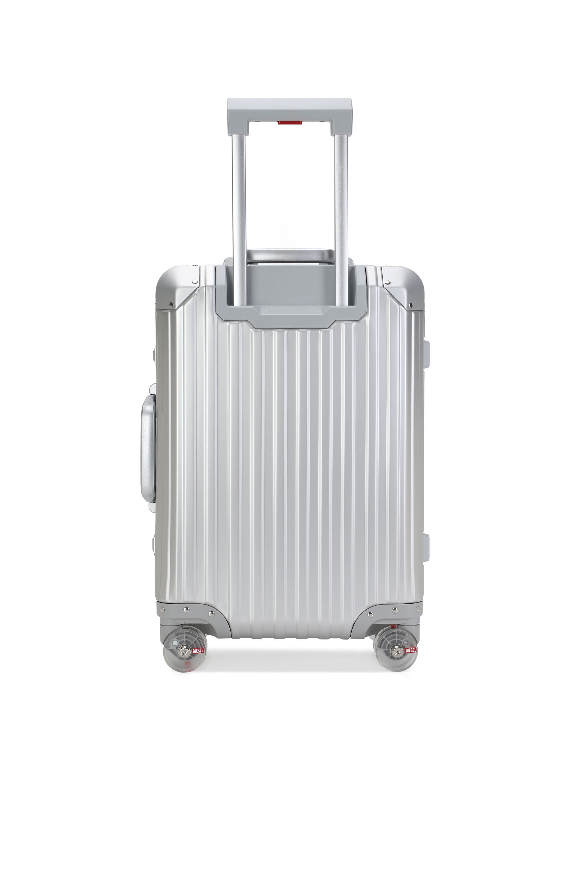 Diesel - DIESEL ALUMINUM TROLLEY- DSL002, Unisex's Aluminum suitcase size S in Silver - 2
