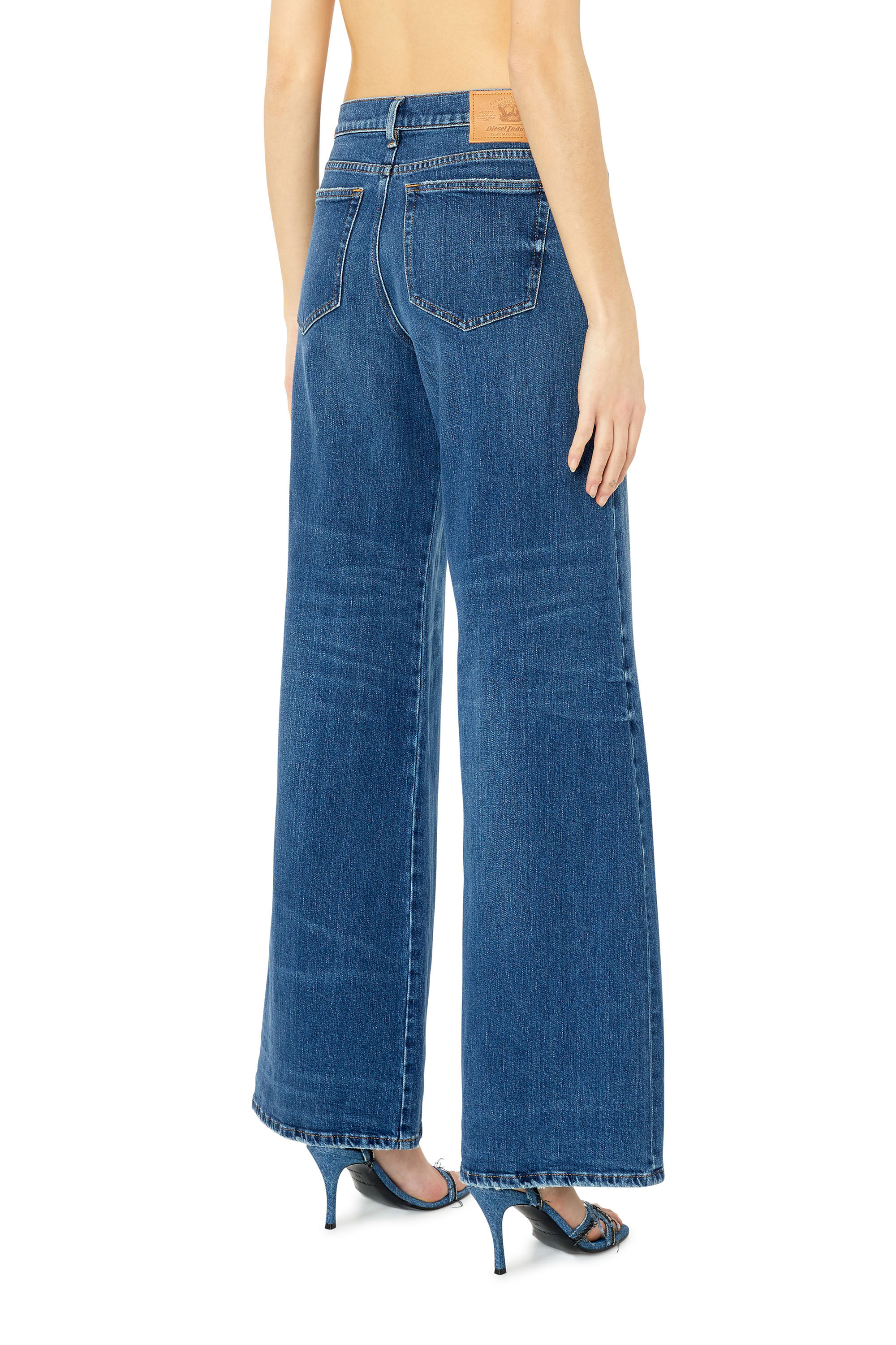 Diesel - 1978 D-Akemi 007L1 Bootcut and Flare Jeans, Medium blue - Image 4