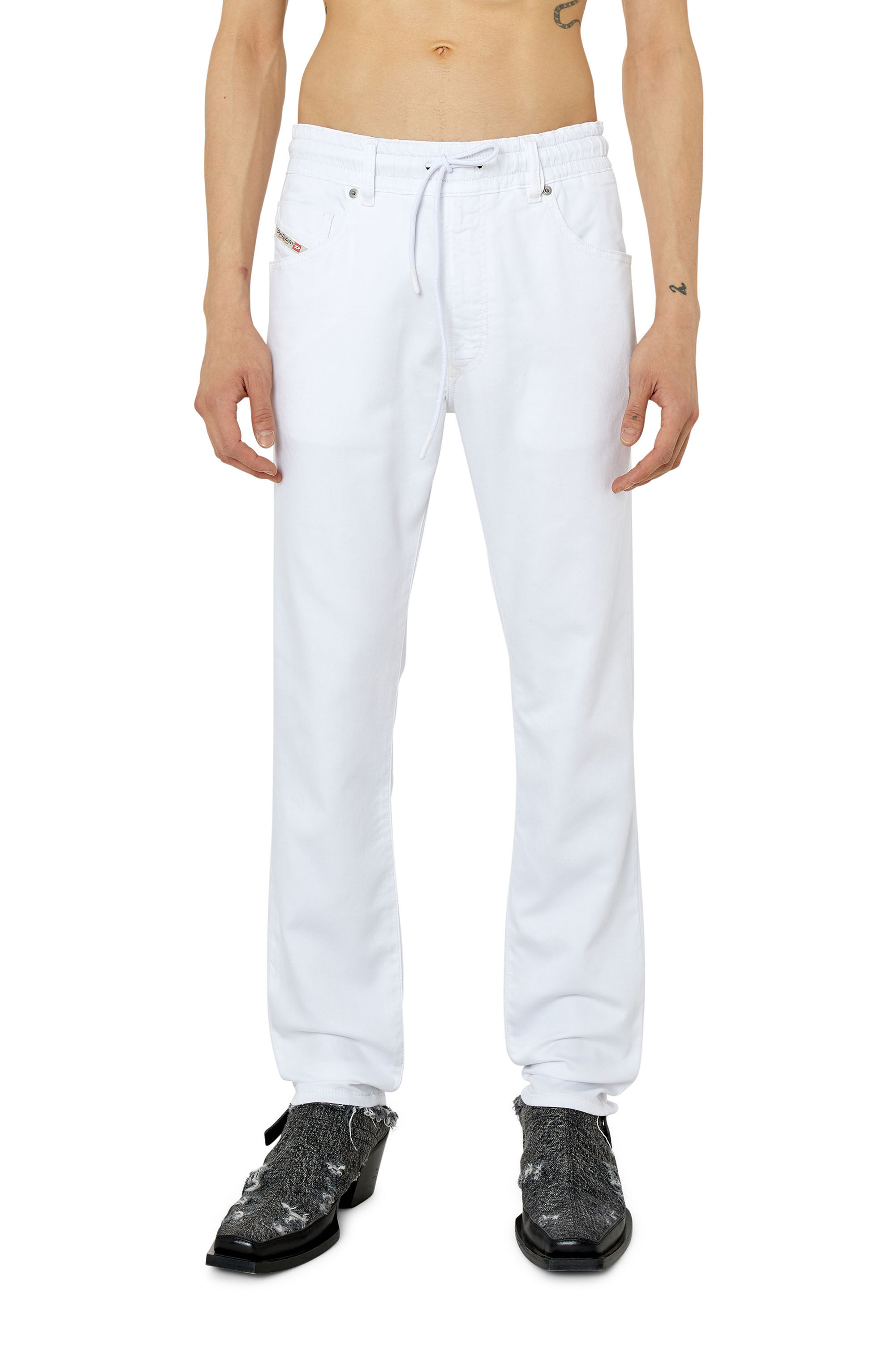 Diesel - Krooley JoggJeans® 0684U Tapered, White - Image 3