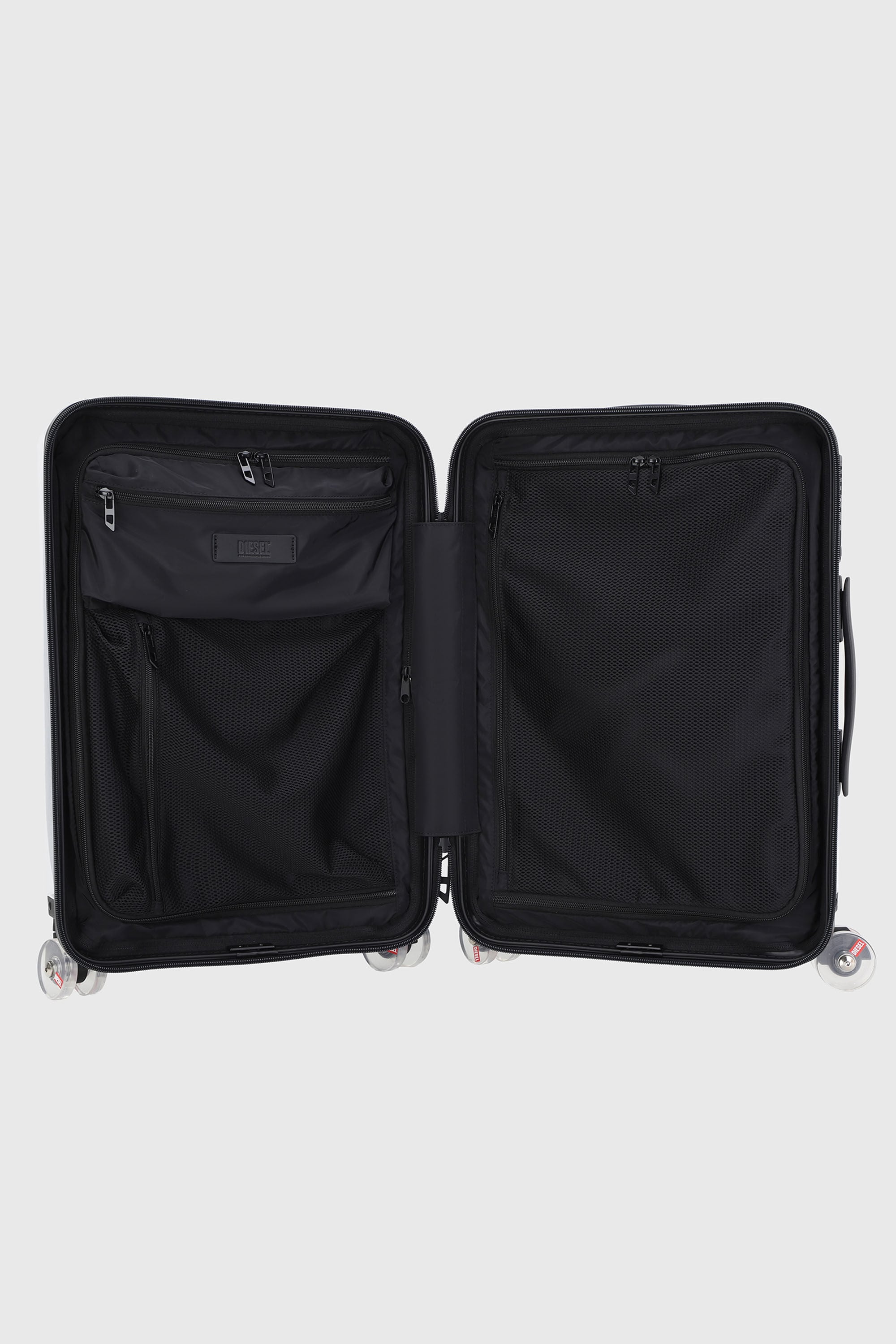 Diesel - LU0036 HARD LUGGAGE - DSL009, Unisex's Transparent logo suitcase size S in Blue - 3