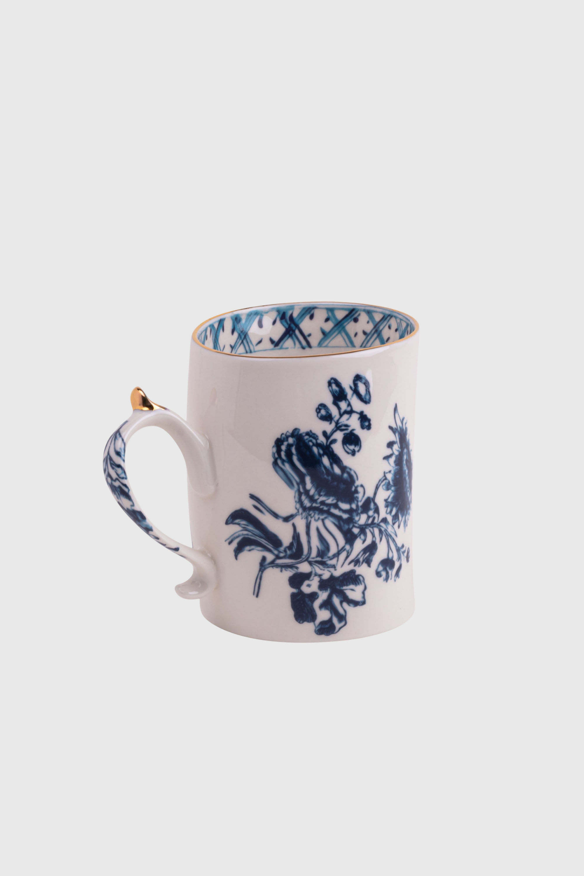 Diesel - 11256 PORCELAIN MUG "CLASSIC ON ACID" -, Unisex's Porcelain mug in White/Blue - 5