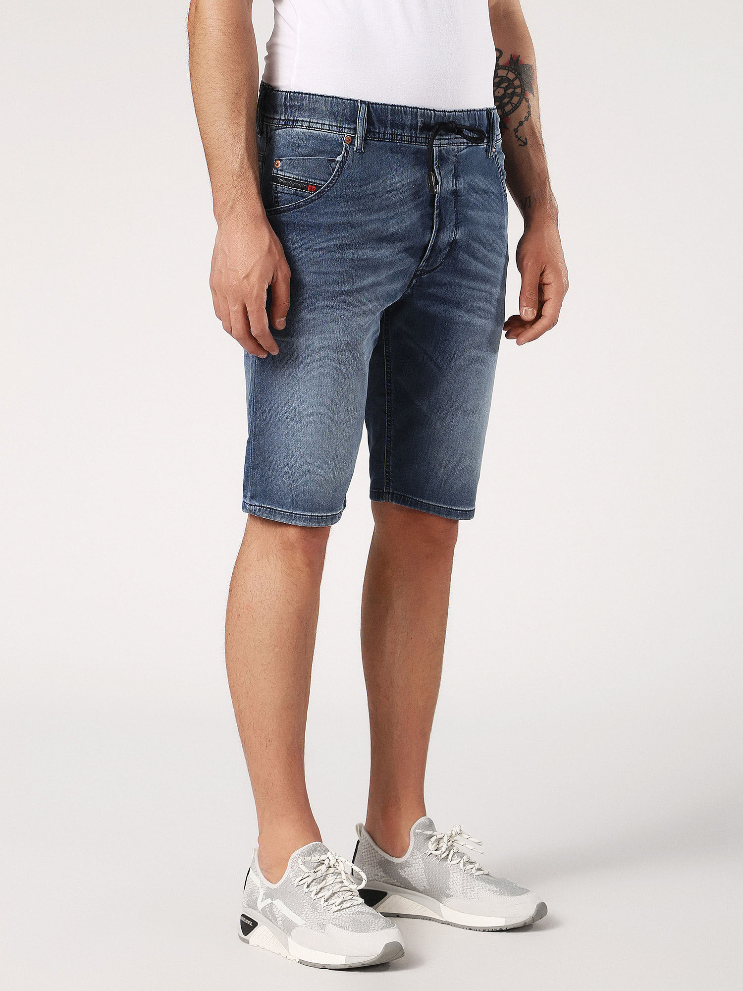 Diesel Krooshort Denim Shorts Flash 