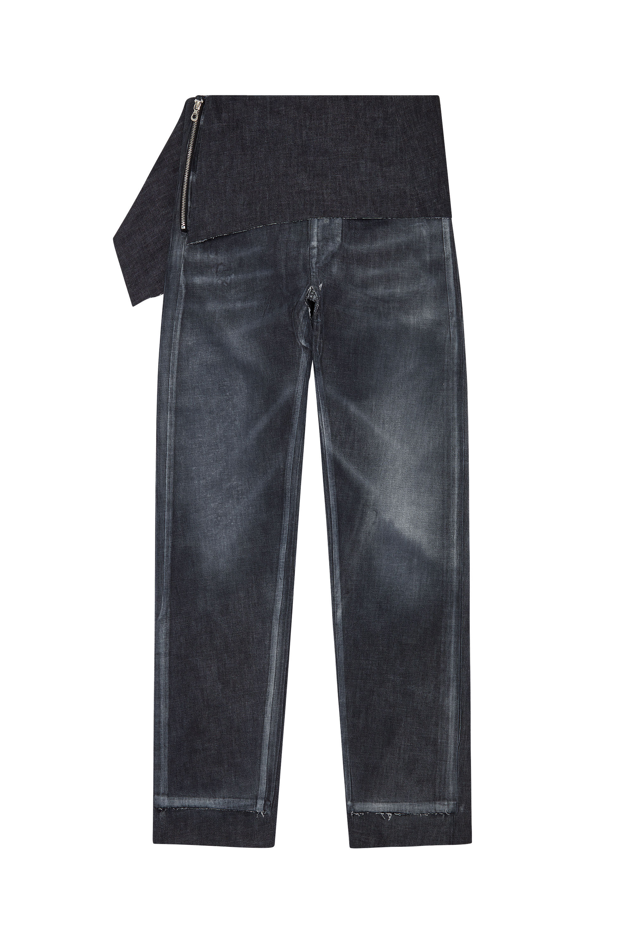 Diesel - Straight Jeans 2010 D-Macs 007Q5, Black/Dark grey - Image 2