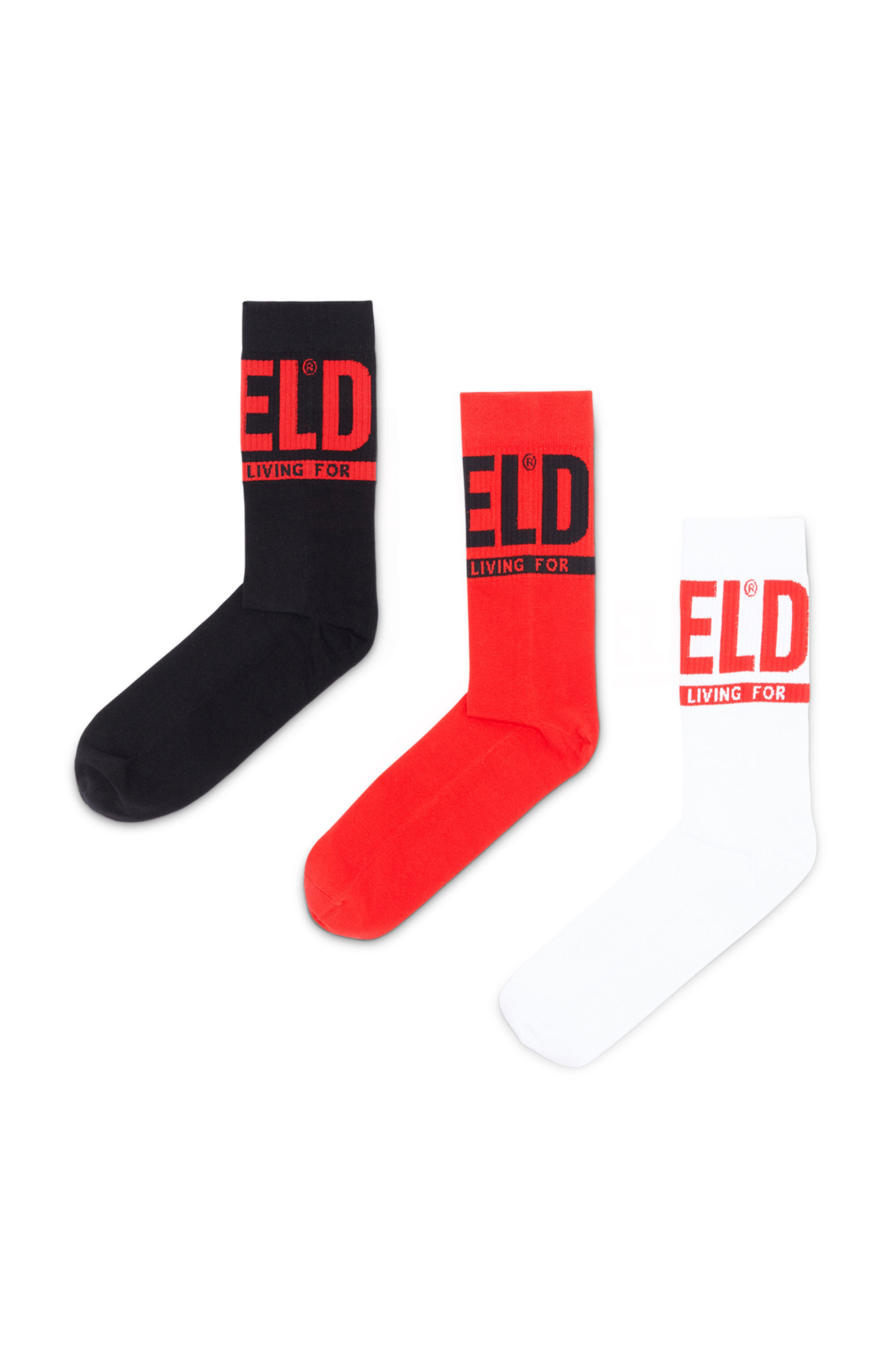 Diesel - SKM-RAY-THREEPACK, Red/Black - Image 2
