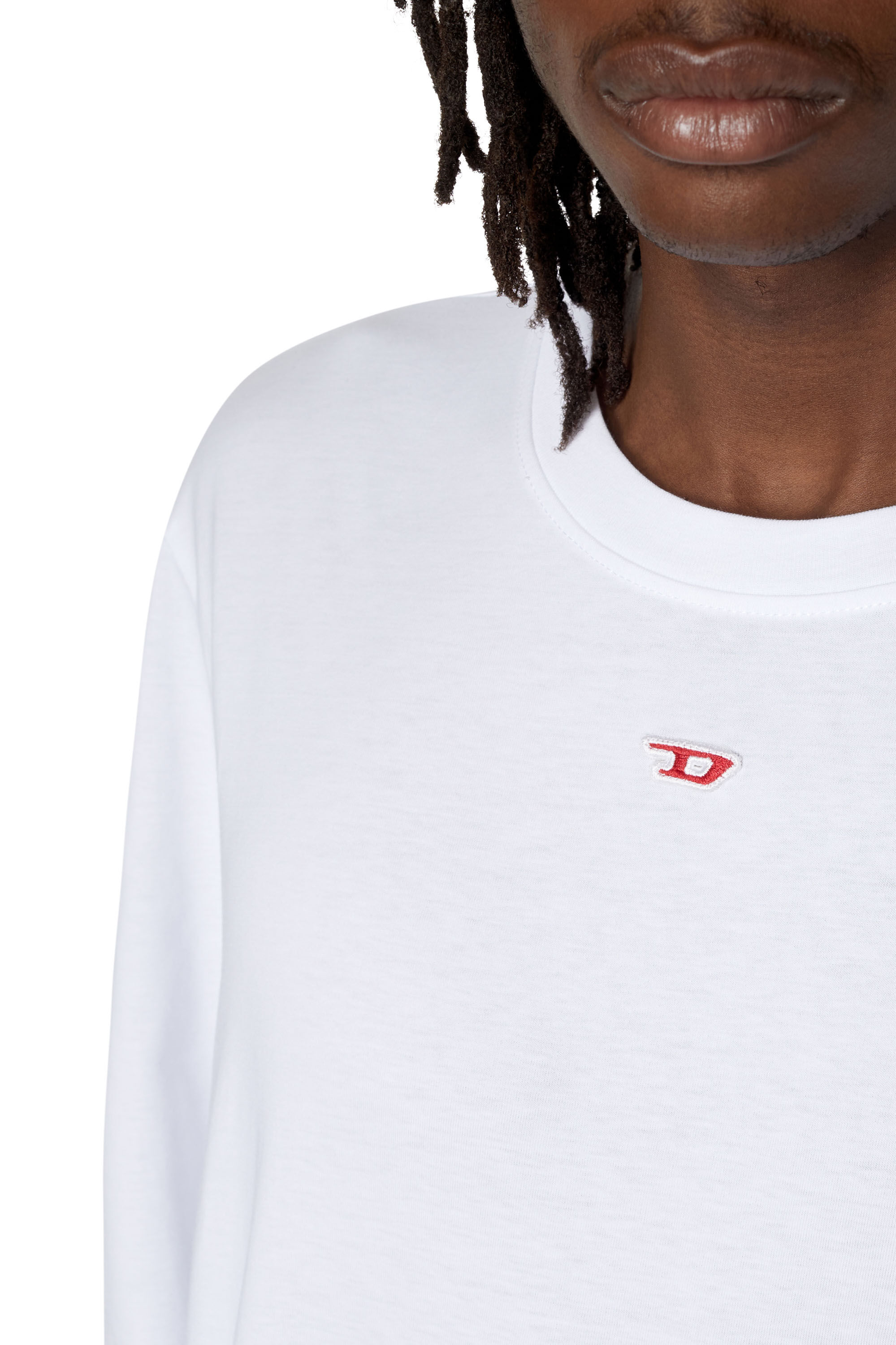 Diesel - T-JUST-LS-D, White - Image 6