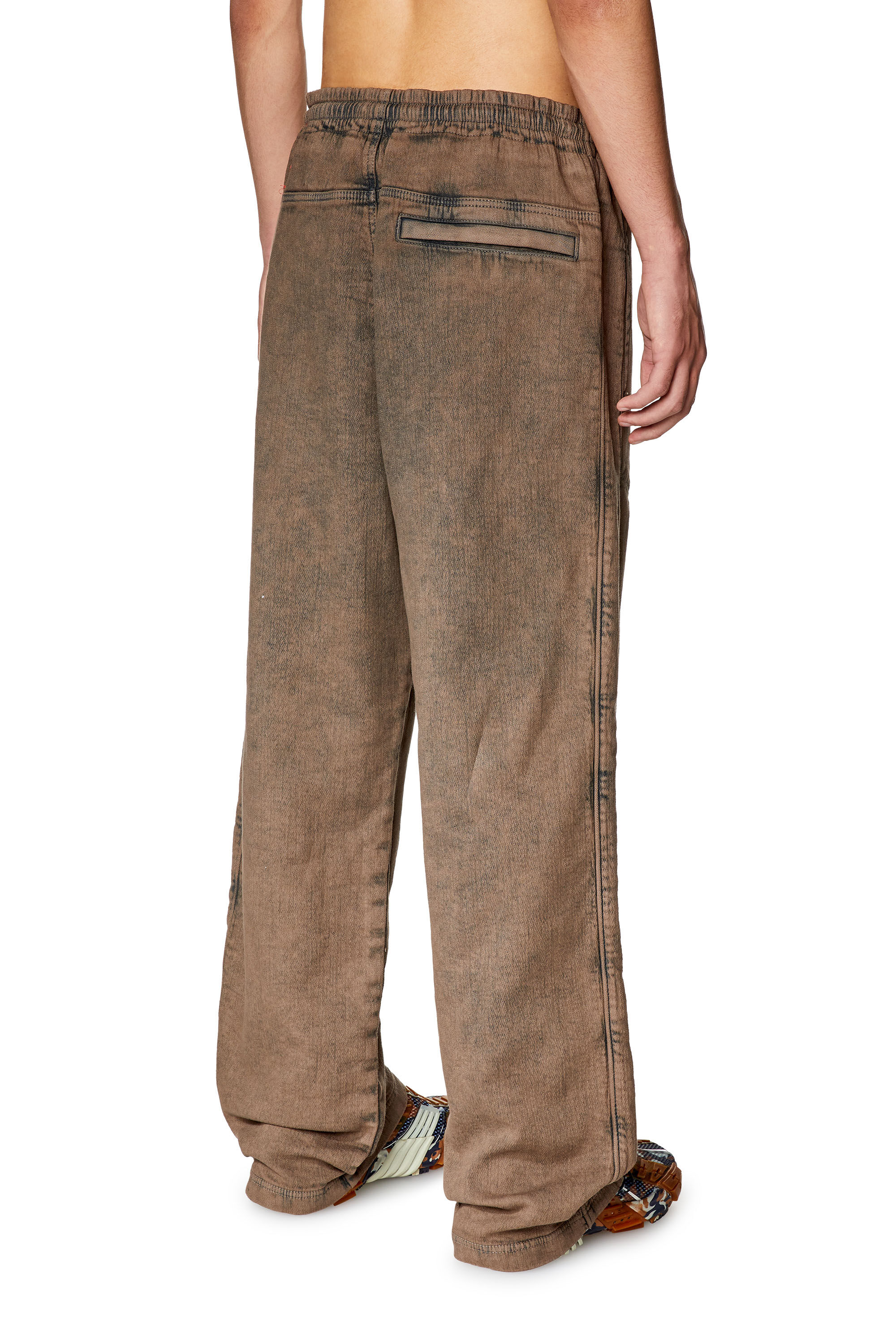 Diesel - Straight D-Martians Track Denim 09H04, Light Brown - Image 4