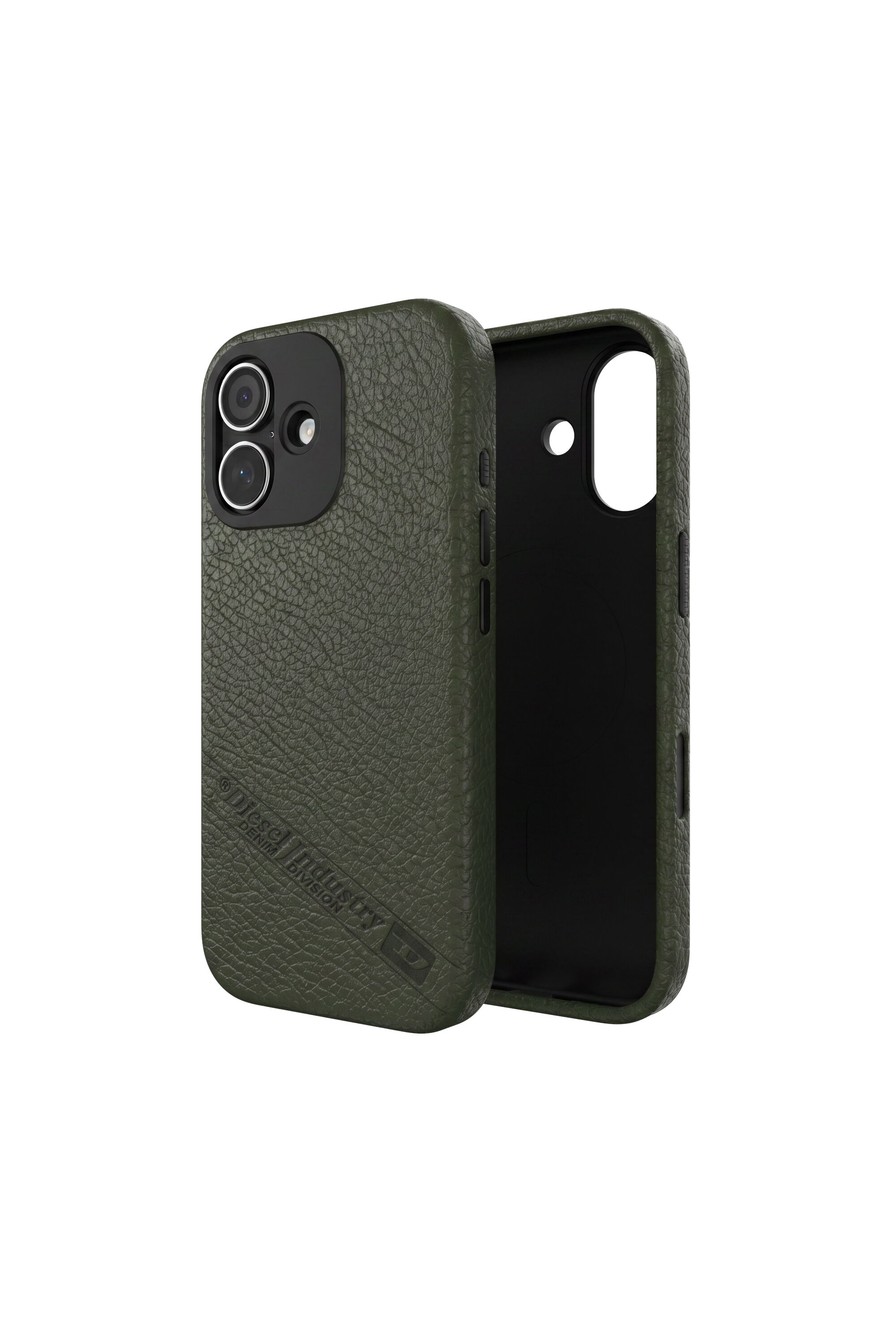 Diesel - 60646 MOULDED CASE, Unisex's Flag D case with MagSafe for iPhone 17 in Dark Green - 1