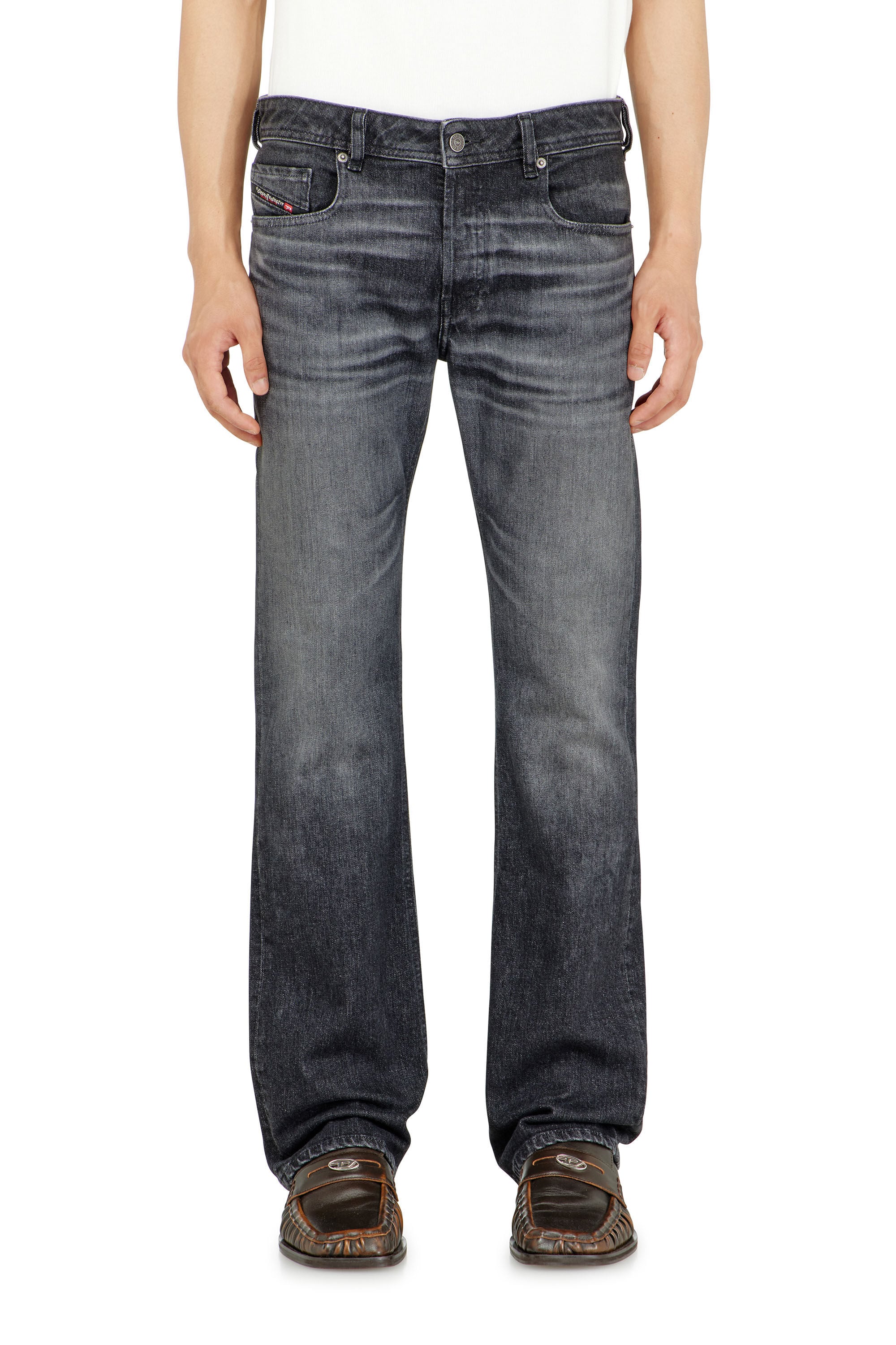 Diesel - Man's Bootcut Jeans 2007 Zatiny 09N48, Black/Dark grey - 4
