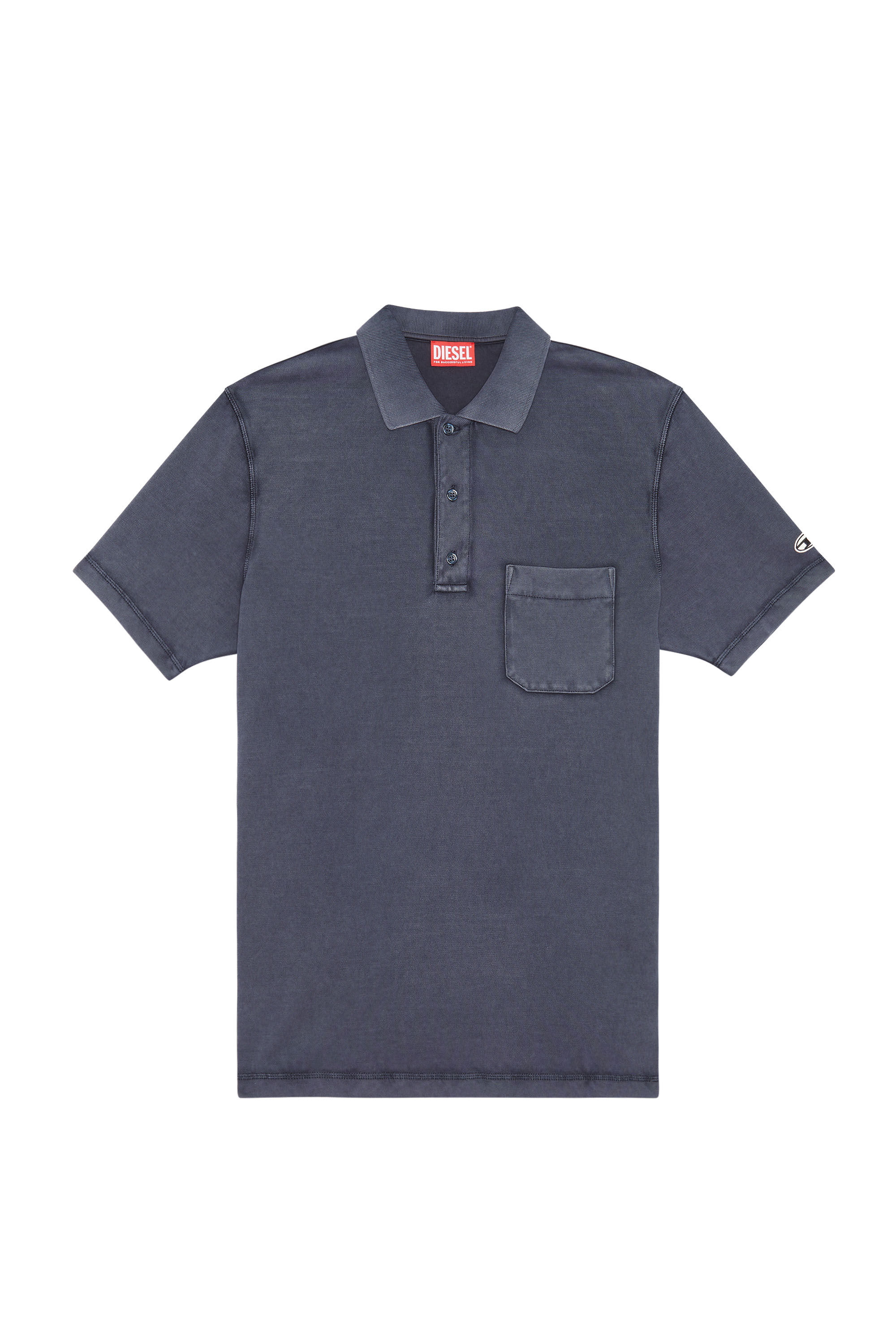 Diesel - T-POLO-WORKY-DOV-PE, Dark Blue - Image 2