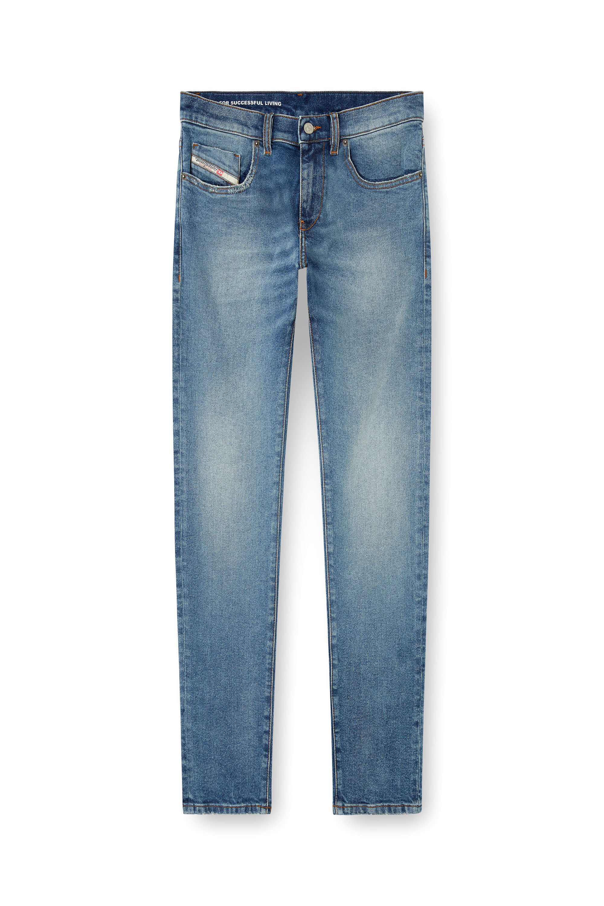 Diesel - Man's Slim Jeans 2019 D-Strukt 0DBEF, Medium blue - 2
