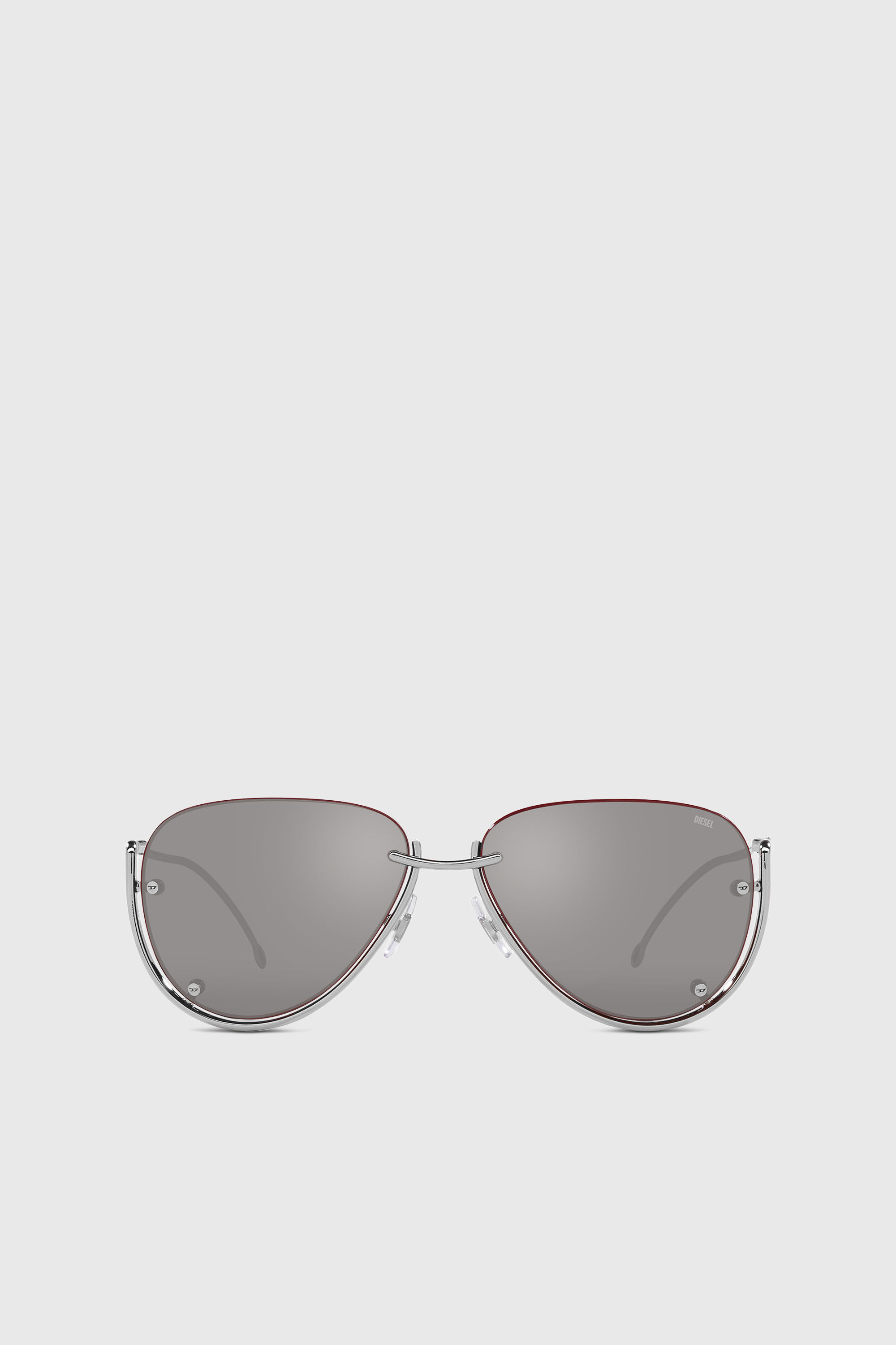 Diesel - 0DL1003, Unisex's Pilot model sunglasses in Silver - 1
