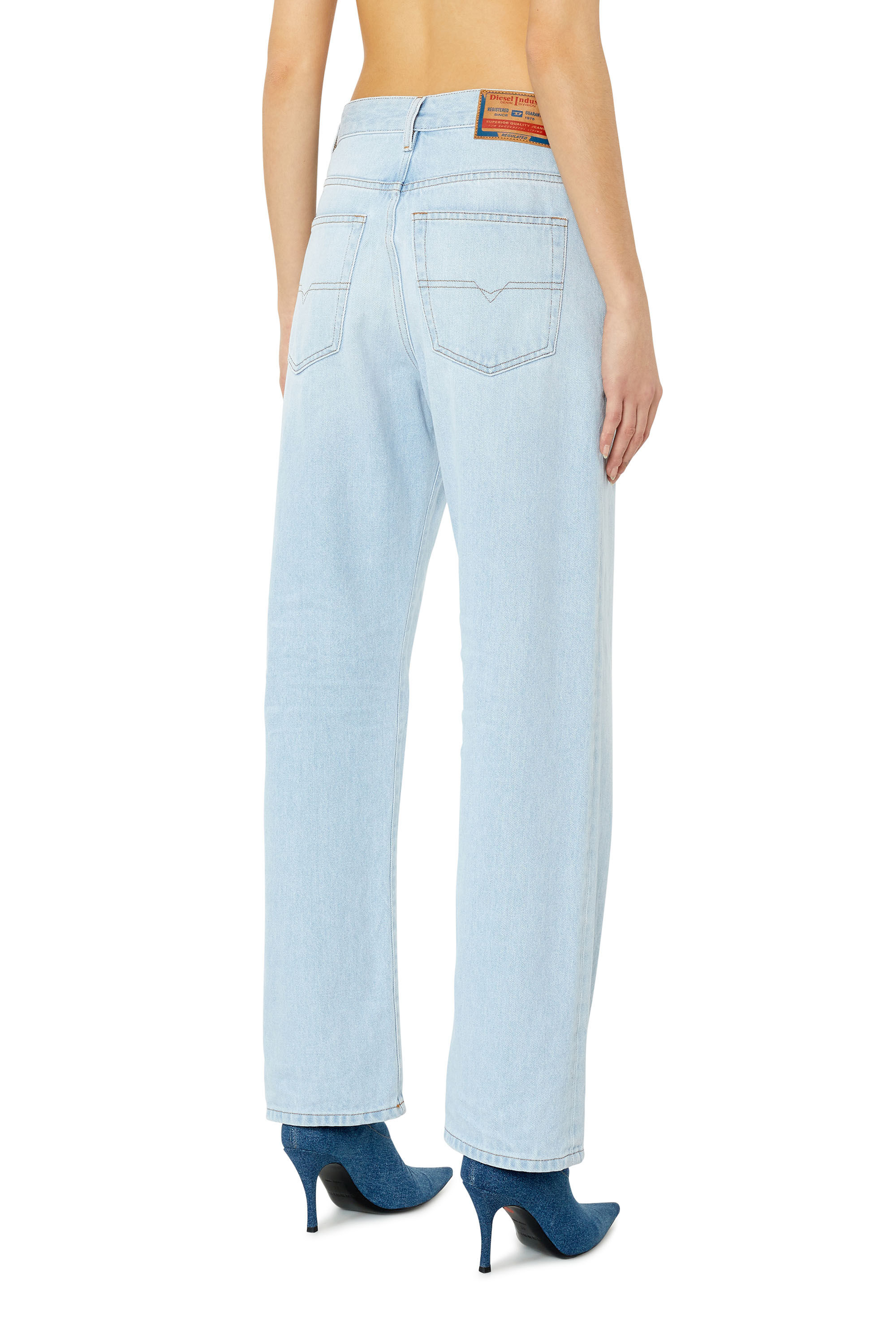 Diesel - 1999 D-Reggy 007L4 Straight Jeans, Light Blue - Image 4