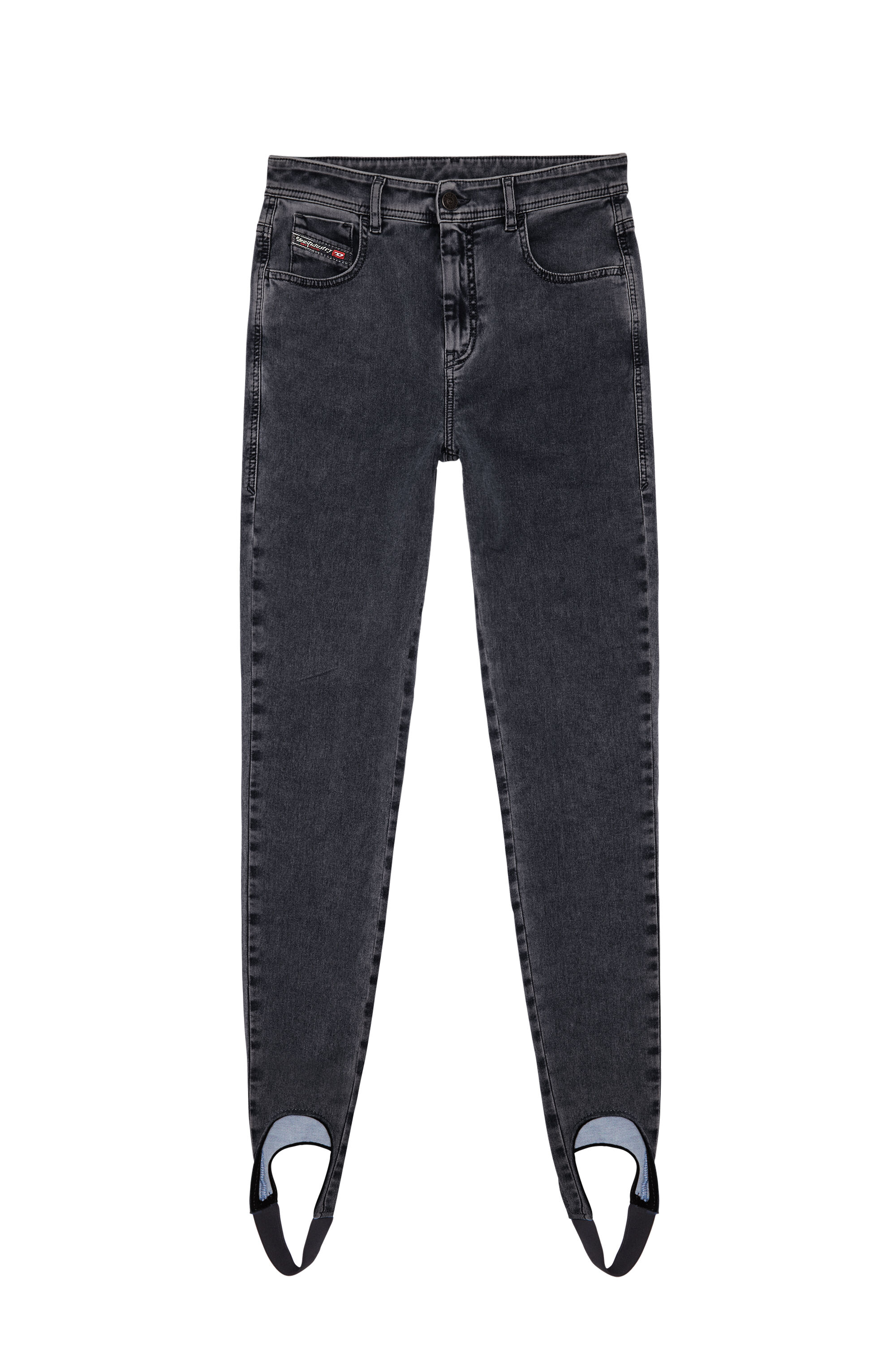 Diesel - Slandy Joggjeans® 069ZM Super skinny, Black/Dark grey - Image 2