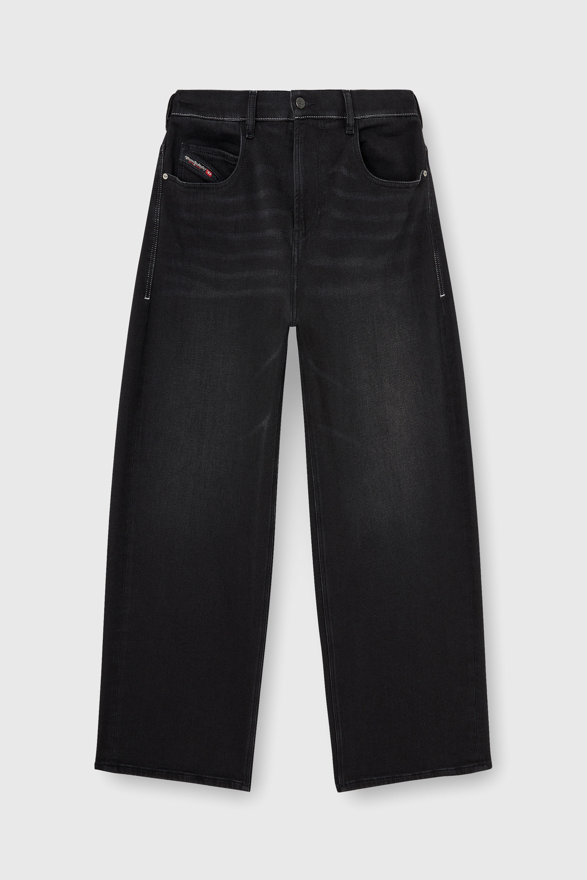 Diesel - Unisex's Relaxed 2097 D-Enim-M Joggjeans&reg; 09P90, Black/Dark grey - 6