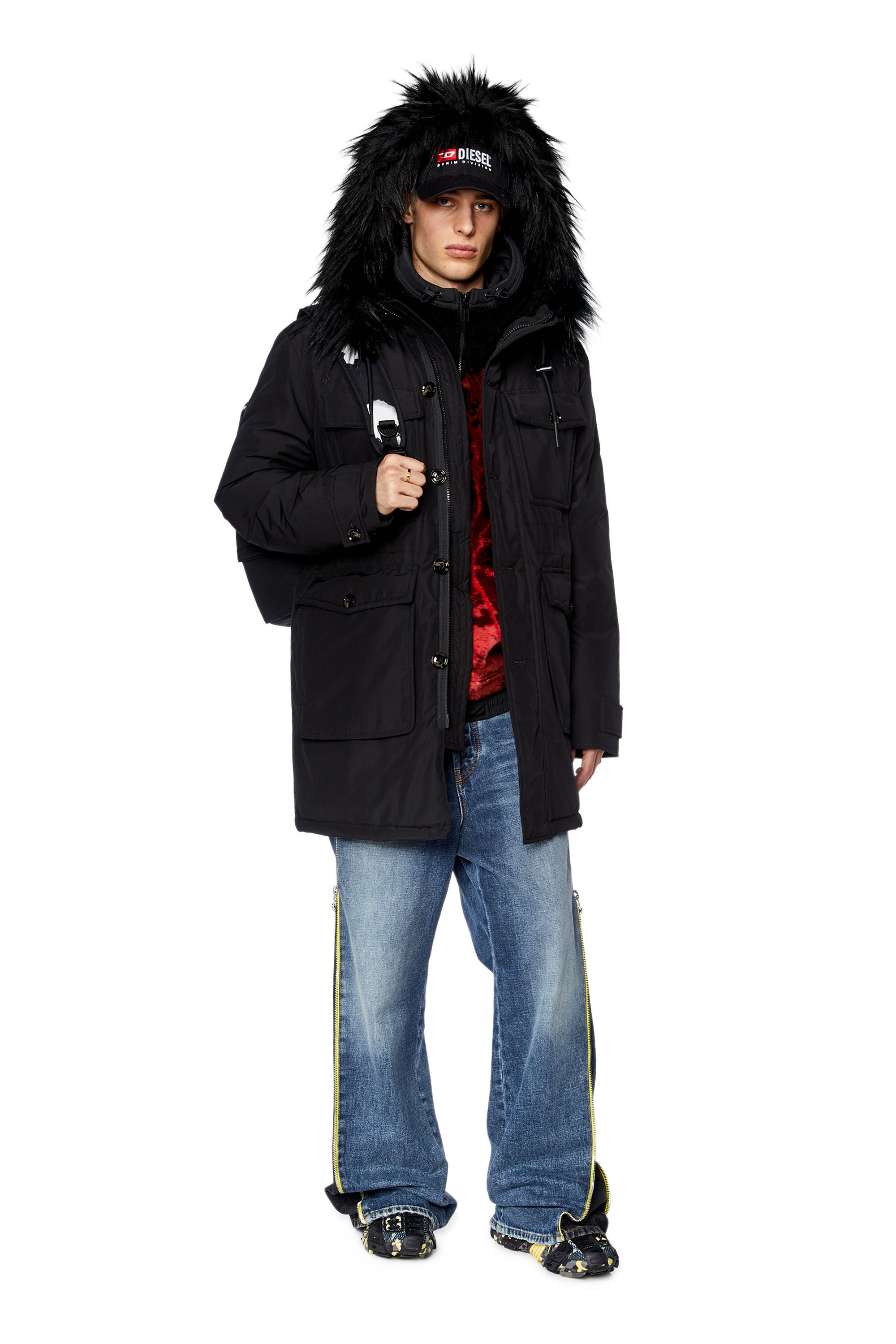 Diesel - W-JORGY, Black - Image 1