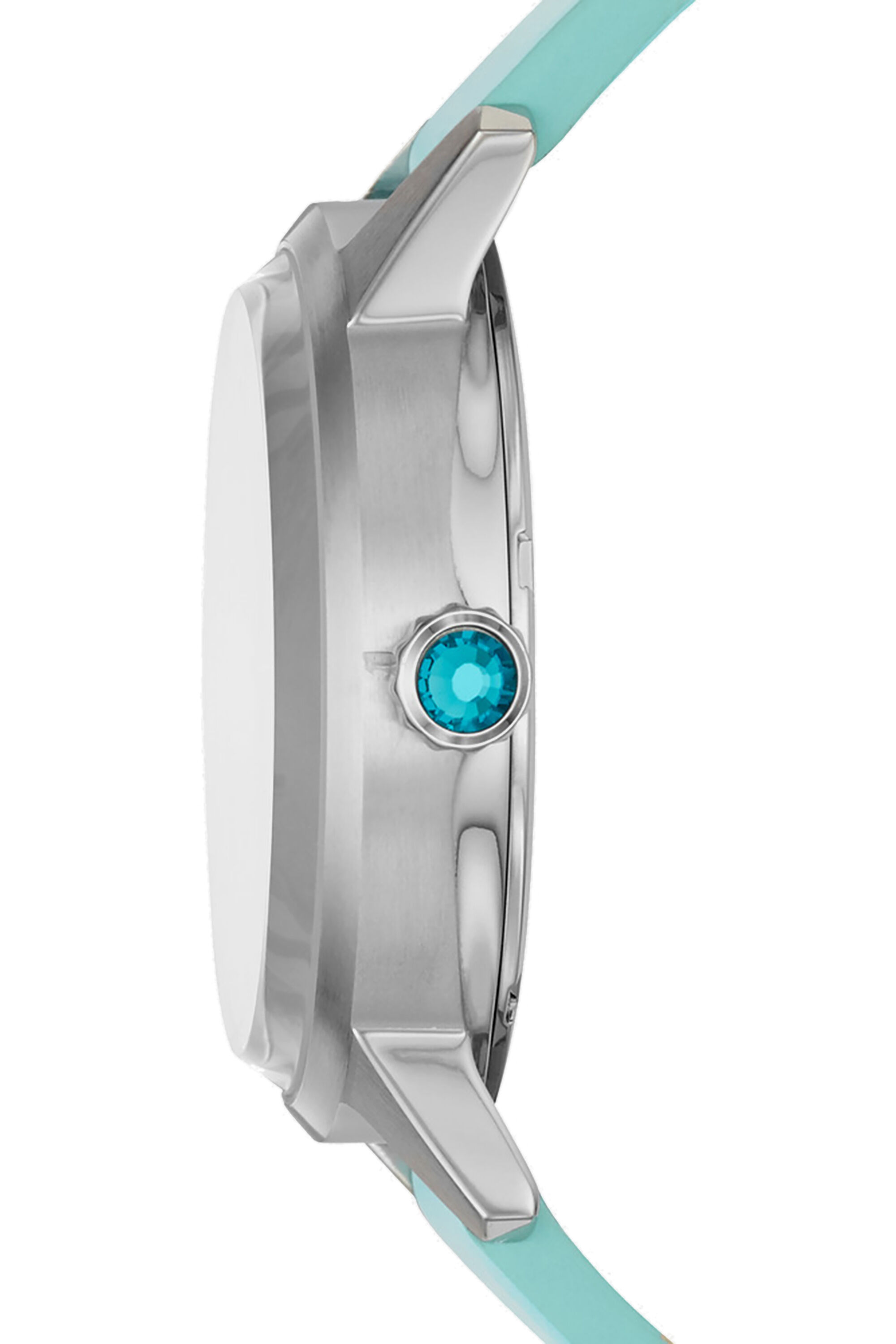 DZ5564 Woman Castilla glittered watch w blue strap 38 mm Diesel