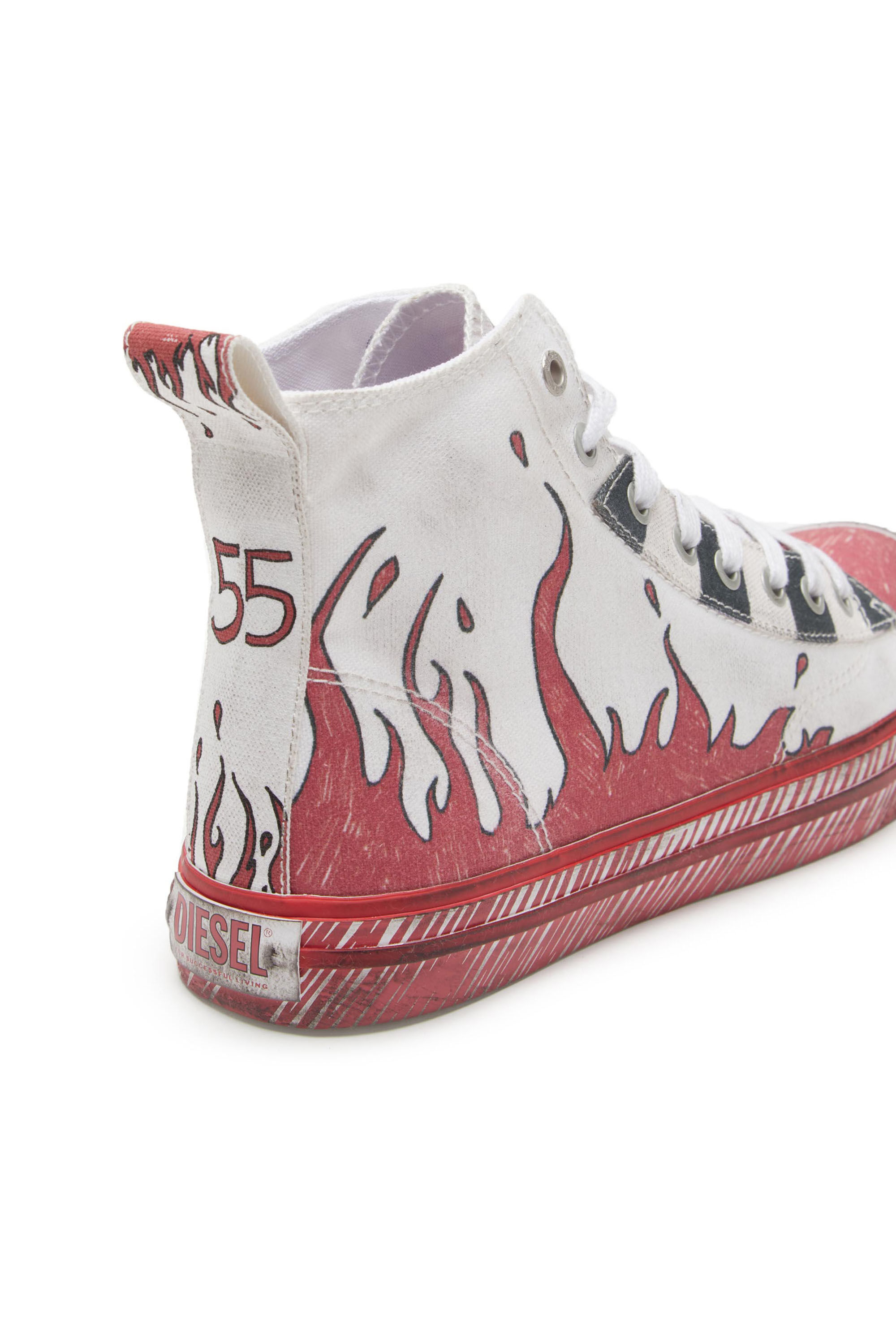 Diesel - S-ATHOS MID W, White/Red - Image 6