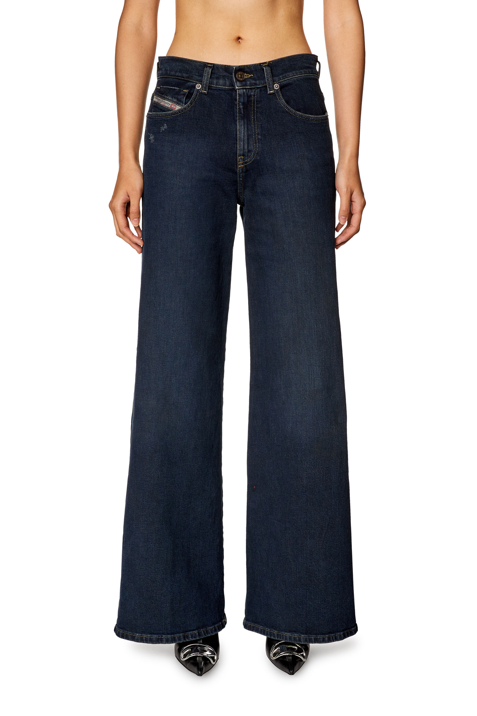 Women's Bootcut Jeans | Dark blue | Diesel 1978 D-Akemi Women's Bootcut Jeans | Dark blue | Diesel 1978 D-Akemi