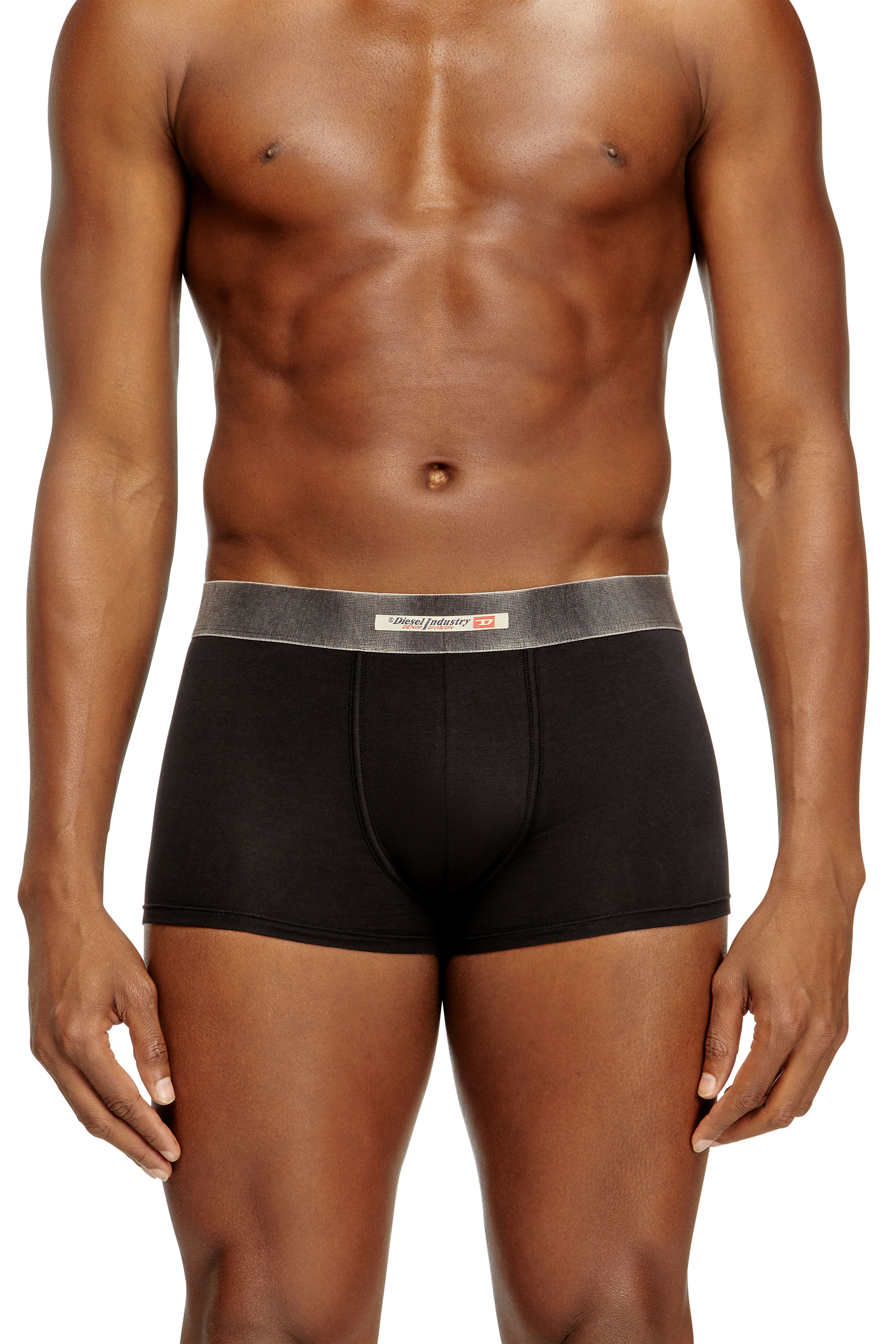 Diesel - DAMIEN-DNM-3PACK, Man's 3-pack of stretch cotton boxers with satin waistband in null - 3