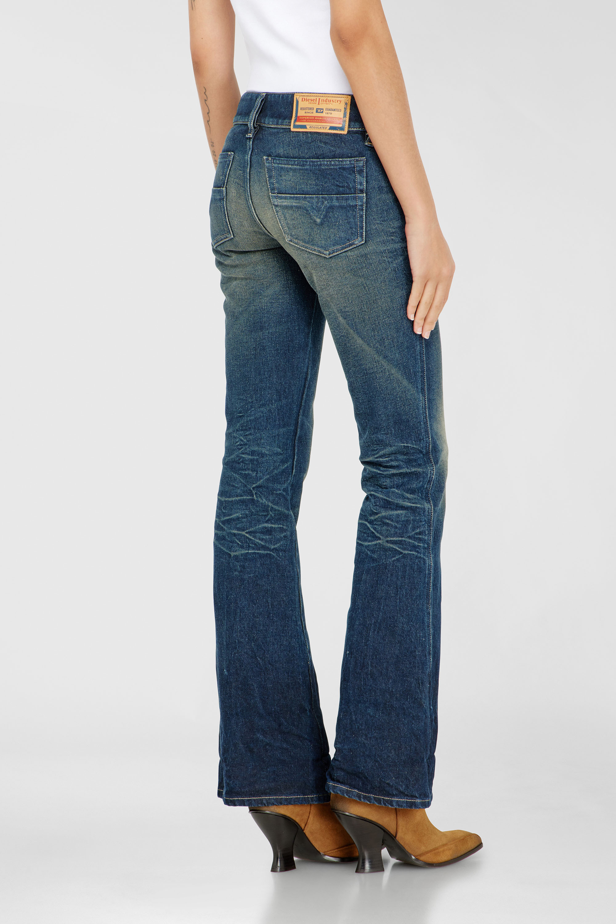 Diesel - Woman's Bootcut Jeans D-Hush 007EH, Dark Blue - 5