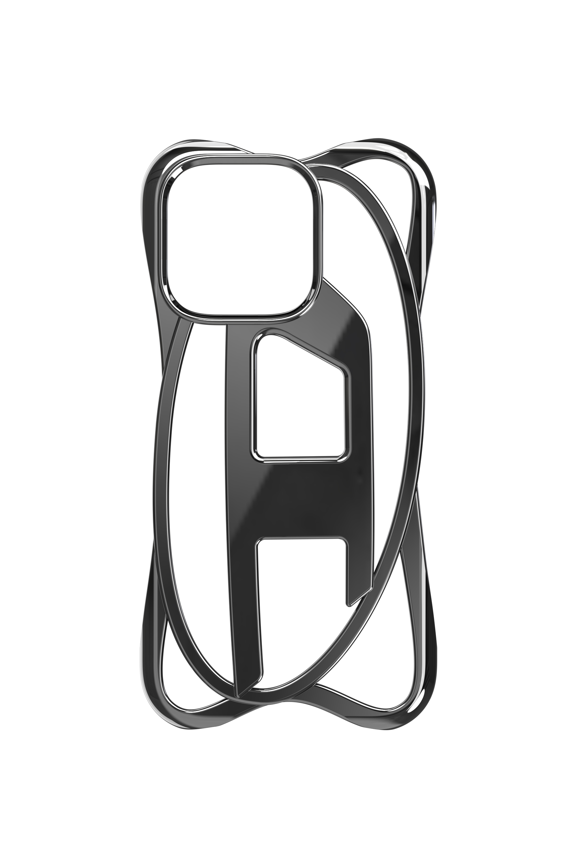 Diesel - 60268 CAGED D CASE, Unisex's Caged D Case iPhone 16 Pro in Black - 4