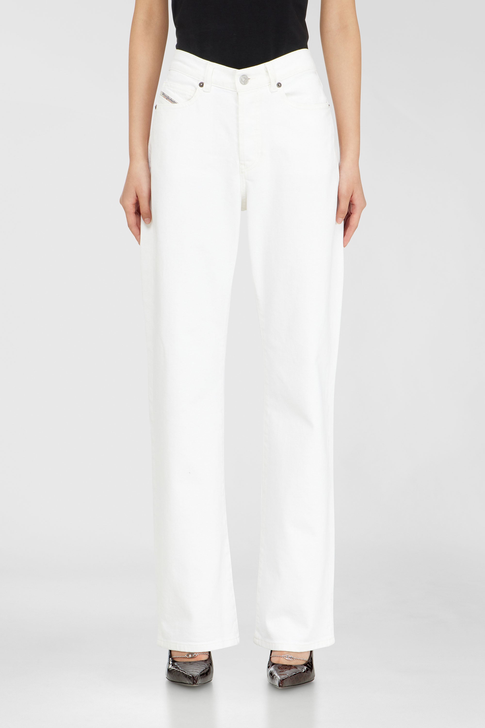 Diesel - Woman's Regular Jeans 1971 D-Sent 09K05, White - 1