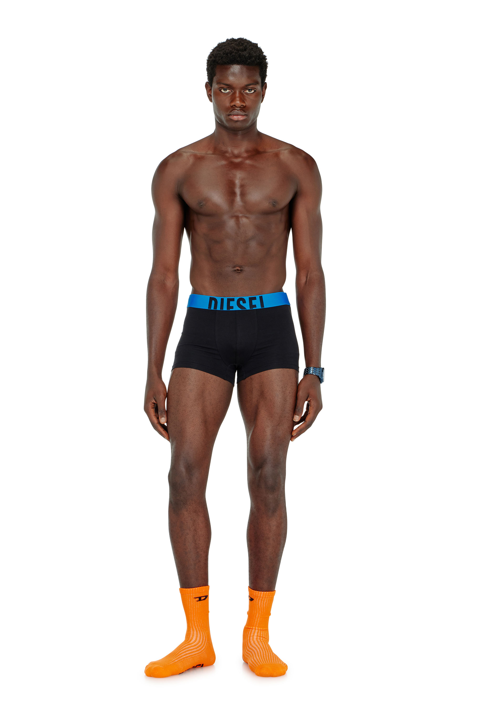 Diesel - DAMIEN-D-POP-3PACK-40, Man's Three-pack boxer briefs in stretch cotton in null - 2