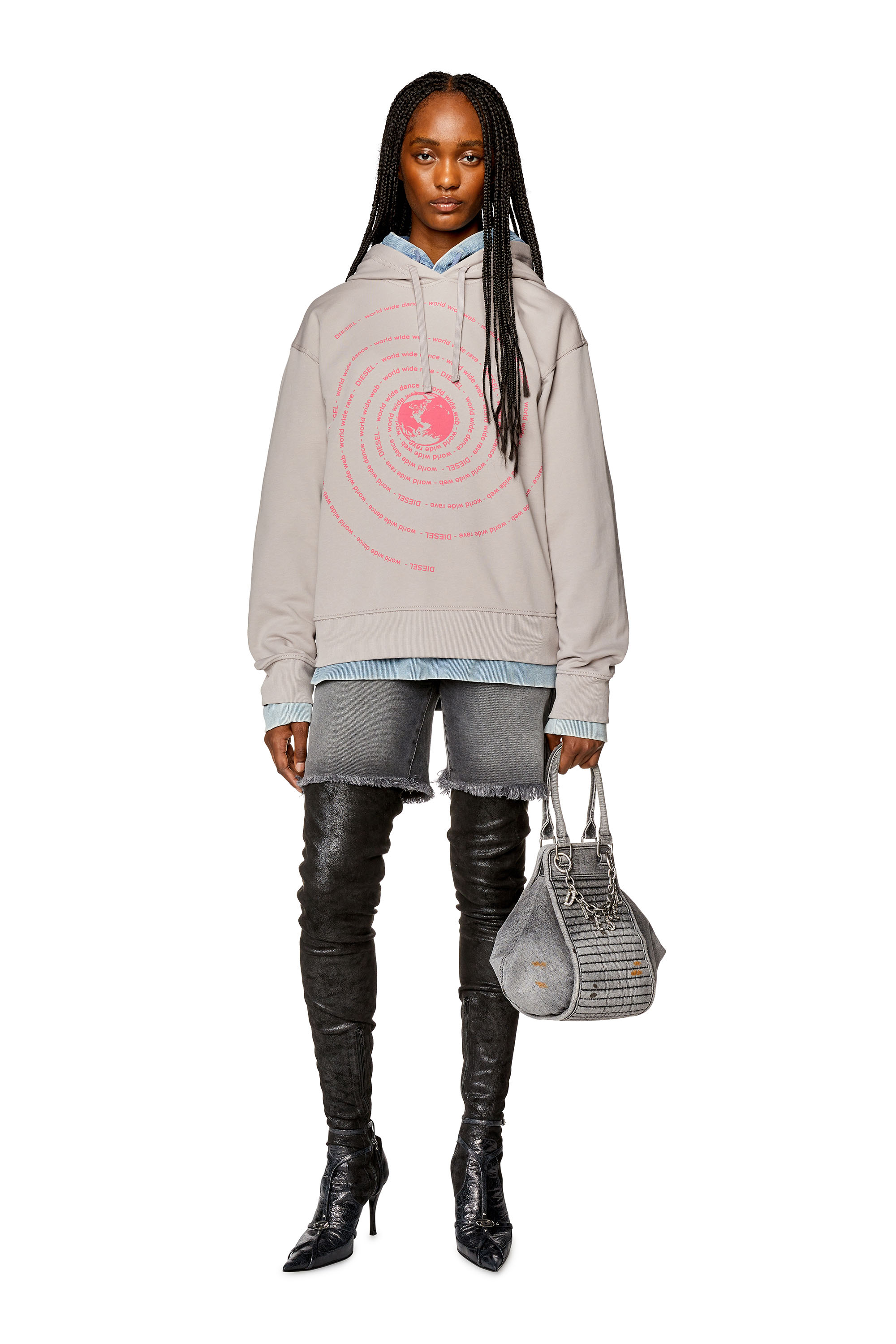 Diesel - F-MAXINNE-HOOD, Grey - Image 2