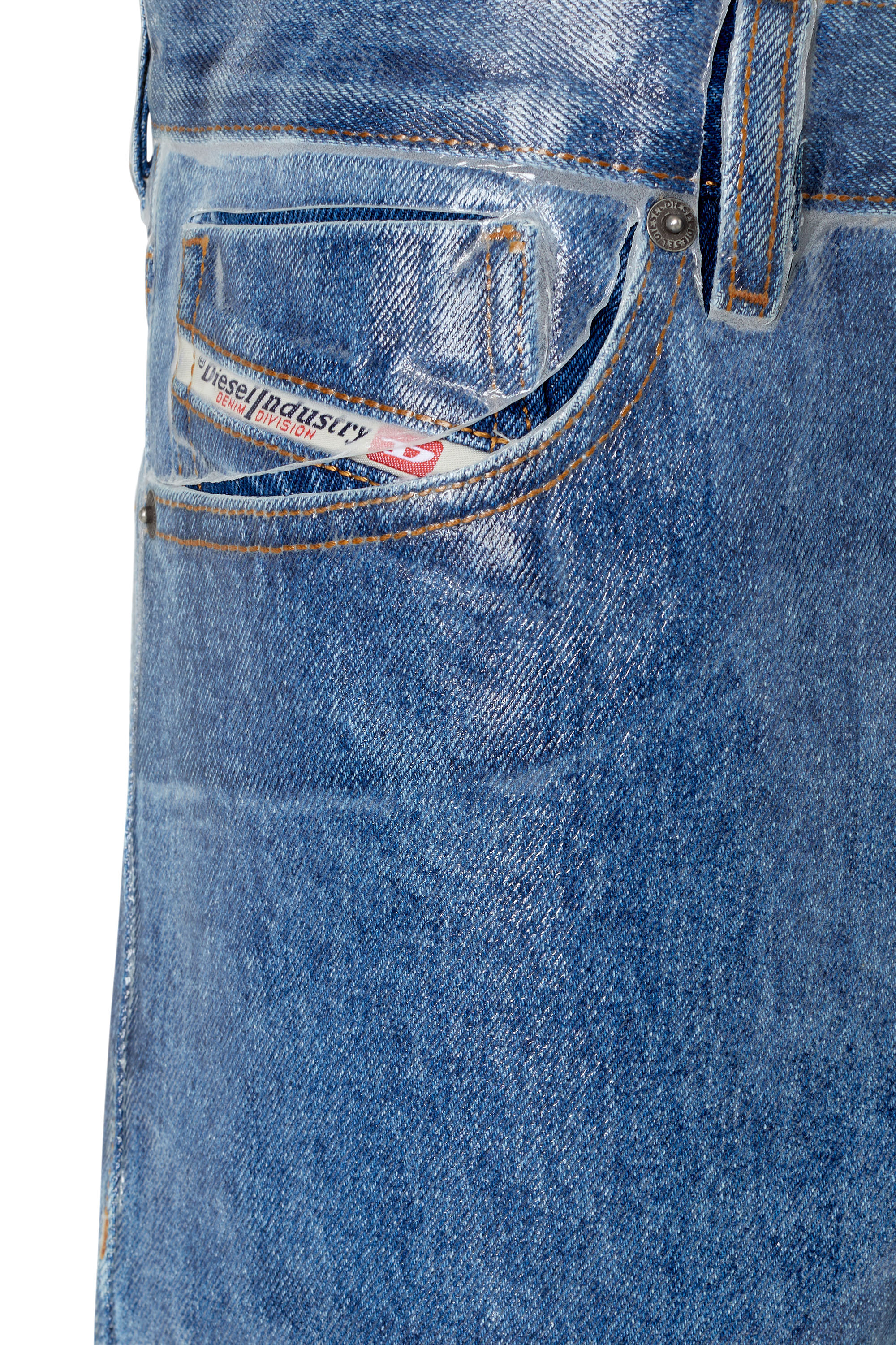 Diesel - 1995 D-Sark 007H7 Straight Jeans, Dark Blue - Image 3