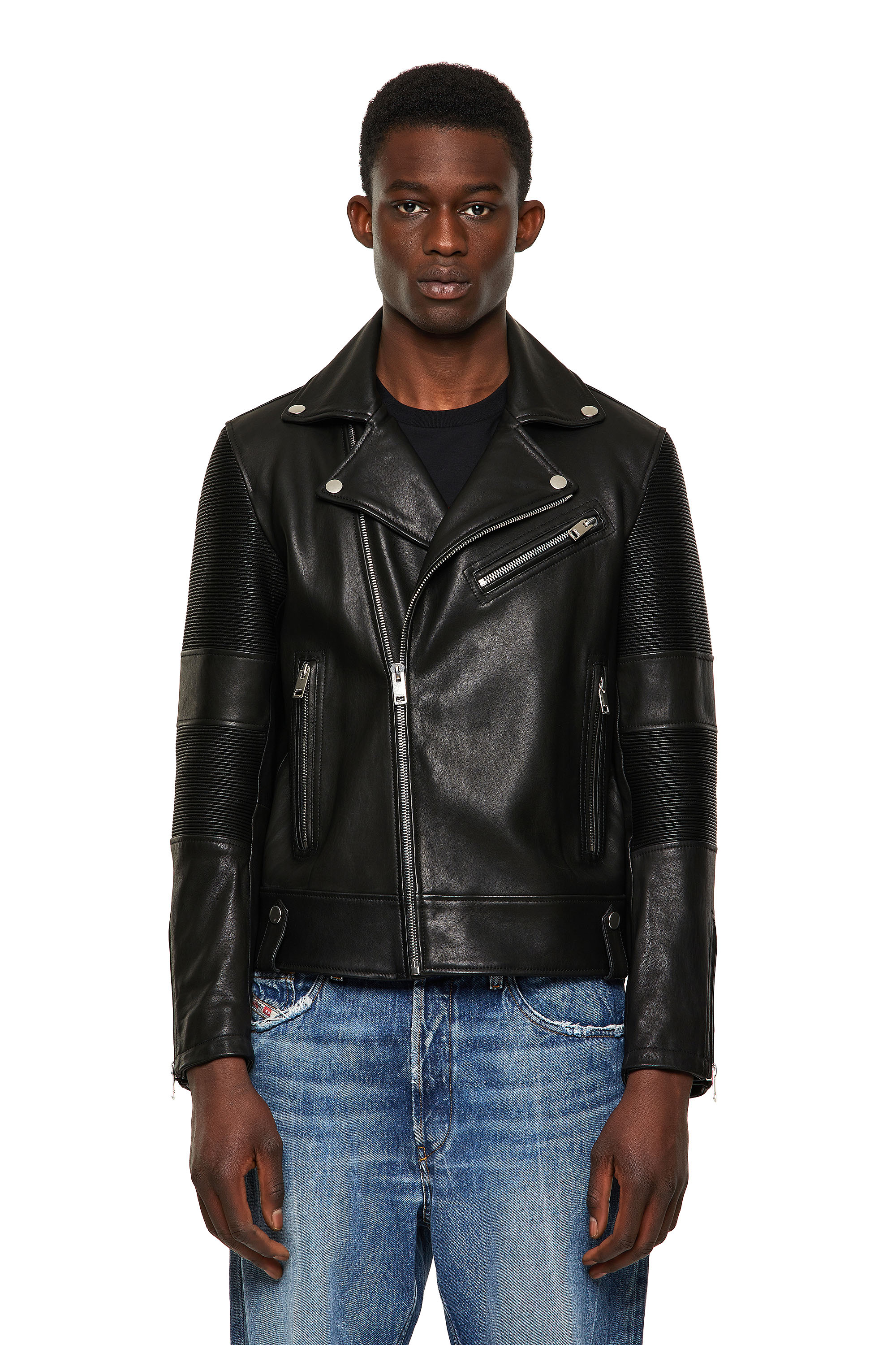 L-STARKVILLE-A, Black - Leather jackets