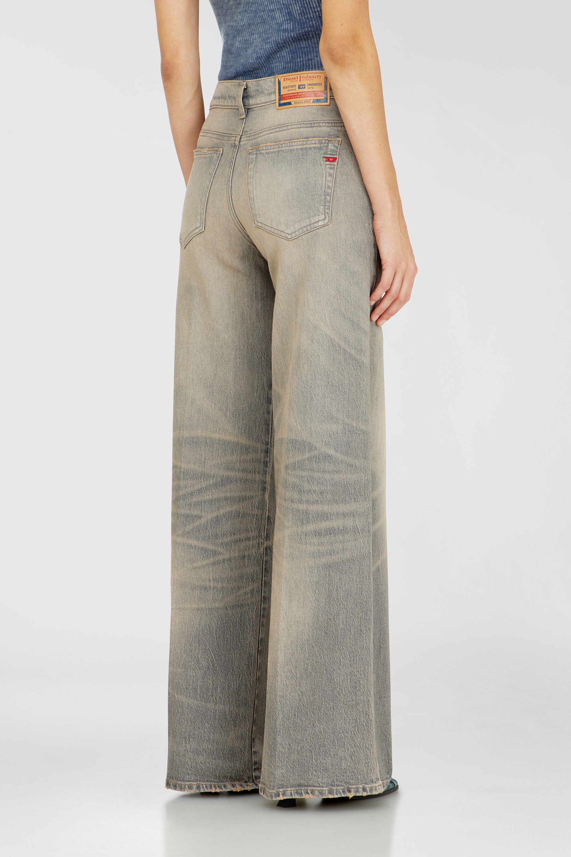 Diesel - Woman's Flare Jeans 1978 D-Akemi 0LJDV, Grey - 5