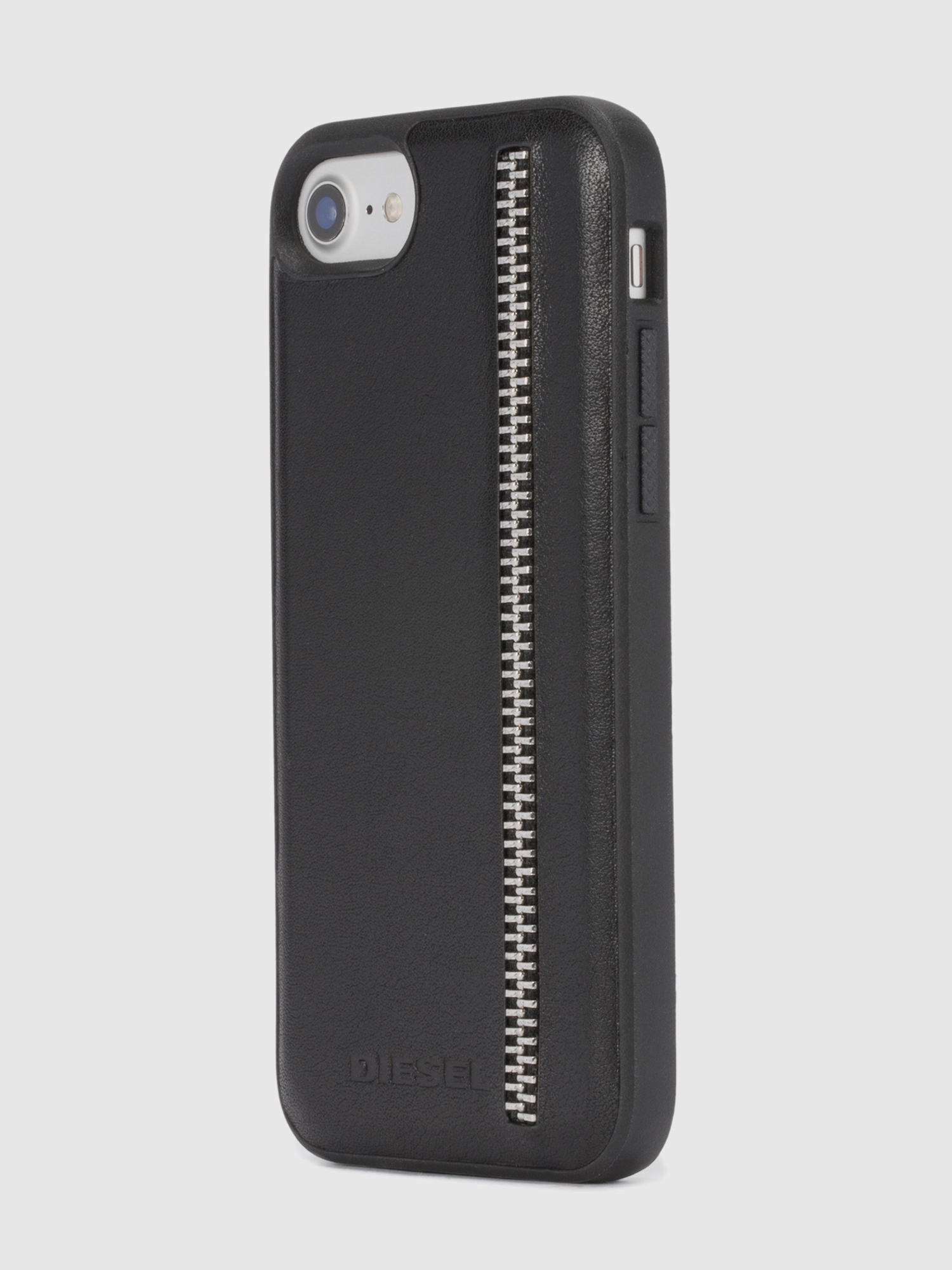 ZIP BLACK LEATHER IPHONE 8 PLUS/7 PLUS/6s PLUS/6 PLUS CASE, 