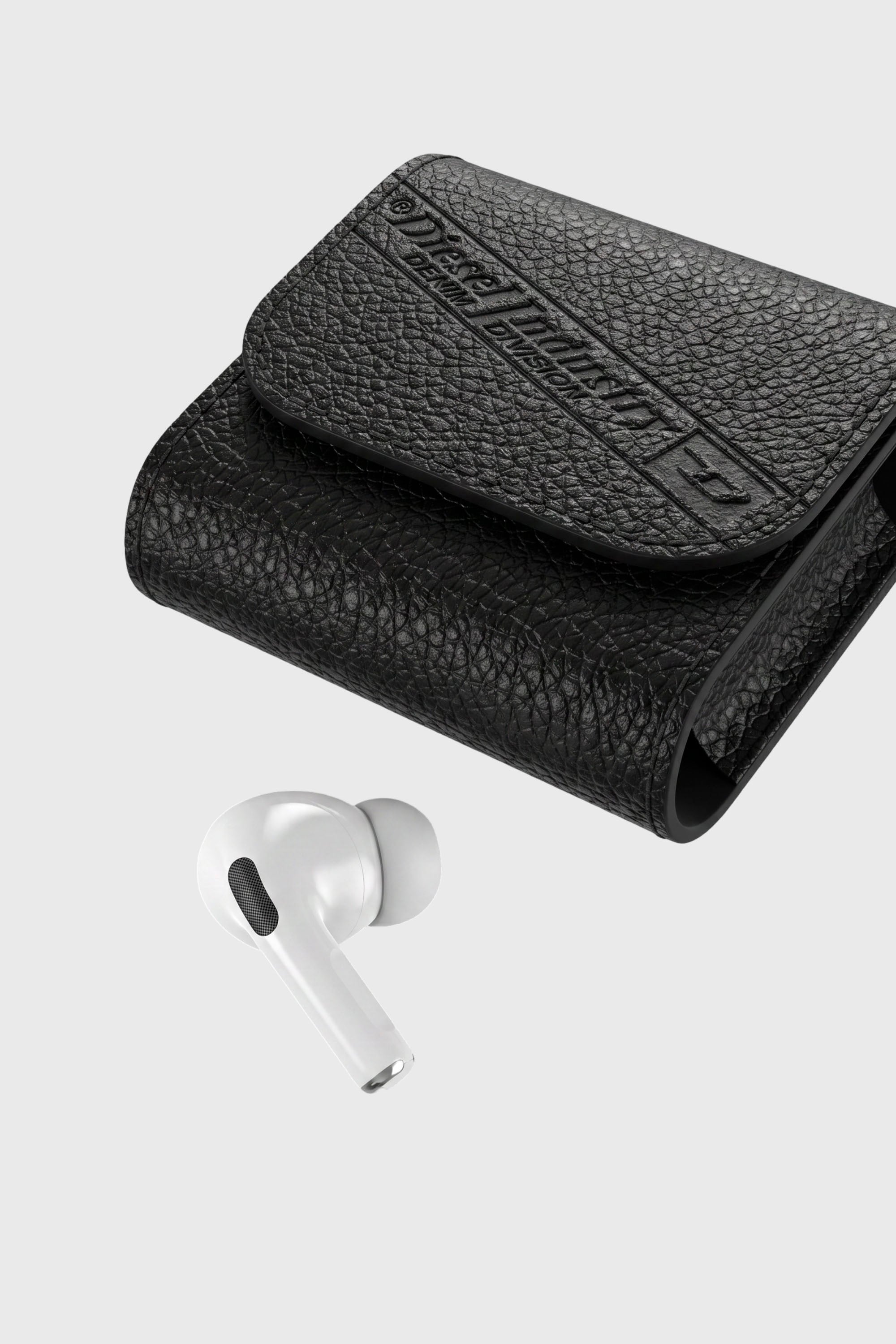 Diesel - 60652 AIRPOD CASE, Unisex's Flag D pouch for true wireless earbuds in Black - 4