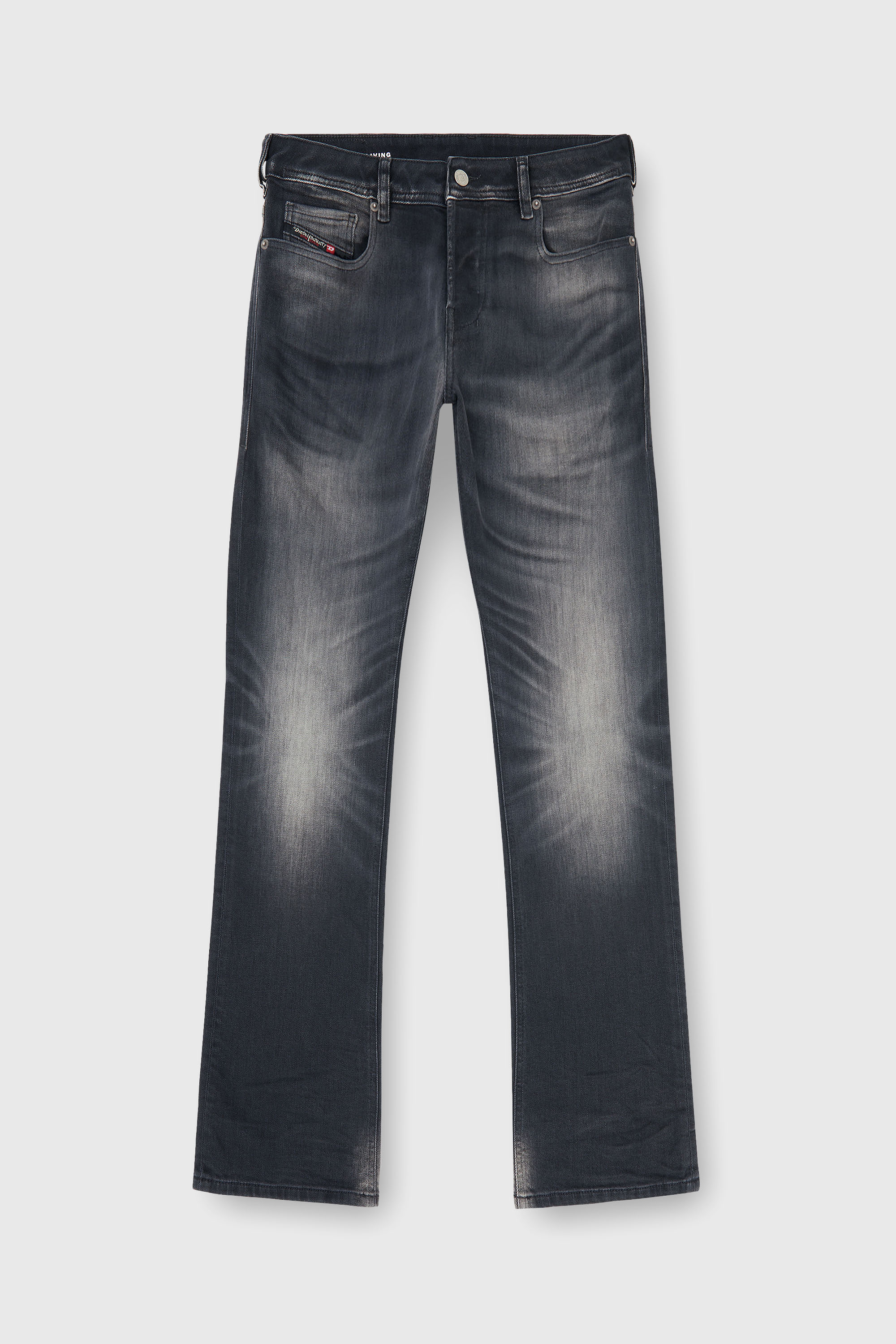 Diesel - Man's Bootcut Jeans 2007 Zatiny 09P38, Black/Dark grey - 3
