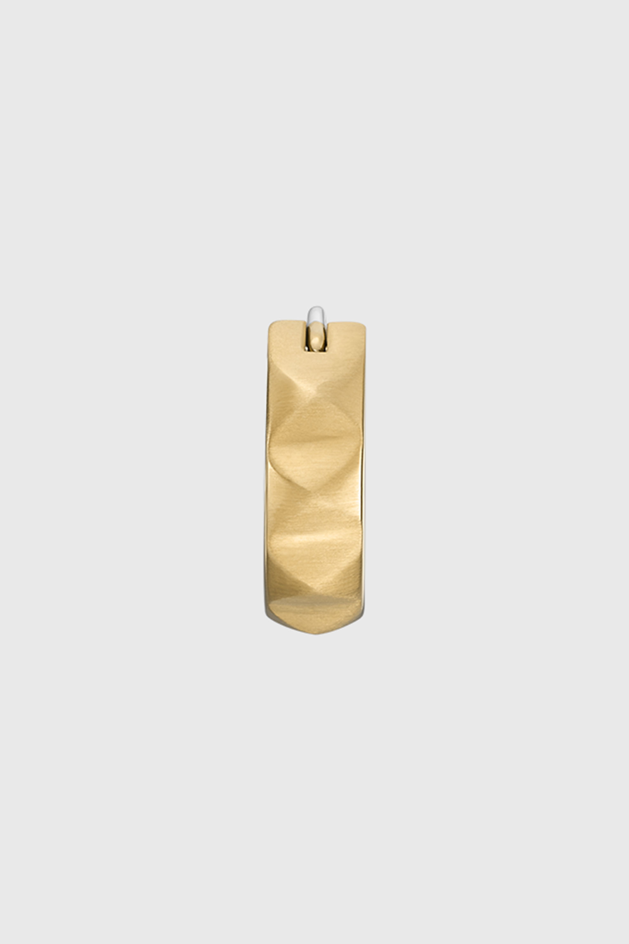 Diesel - DX1417, Unisex's Gold-Tone Stainless Steel single hoop earring in Gold - 2
