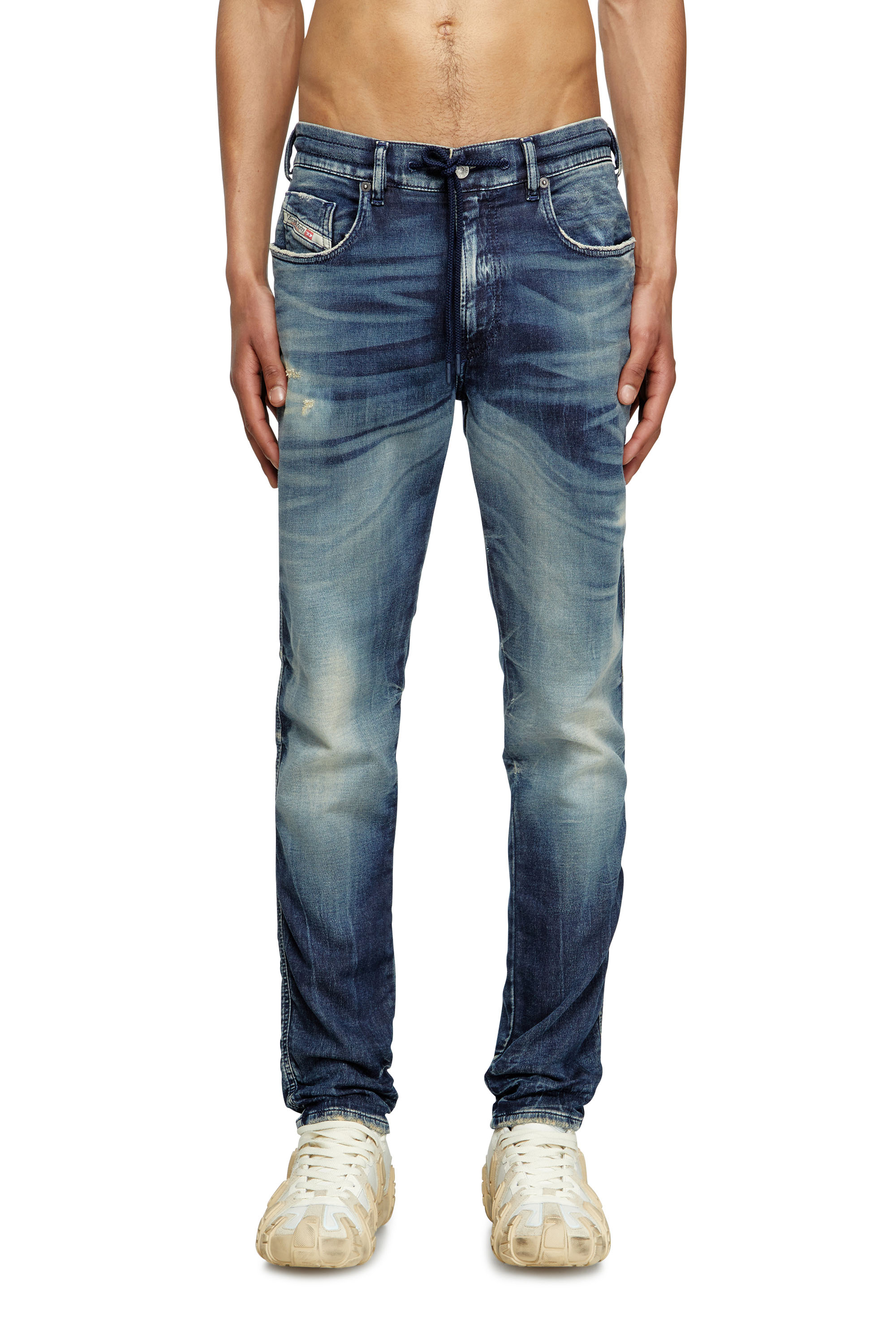 Diesel - Man's Slim 2062 D-Strukt Joggjeans® 068RZ, Dark Blue - 1