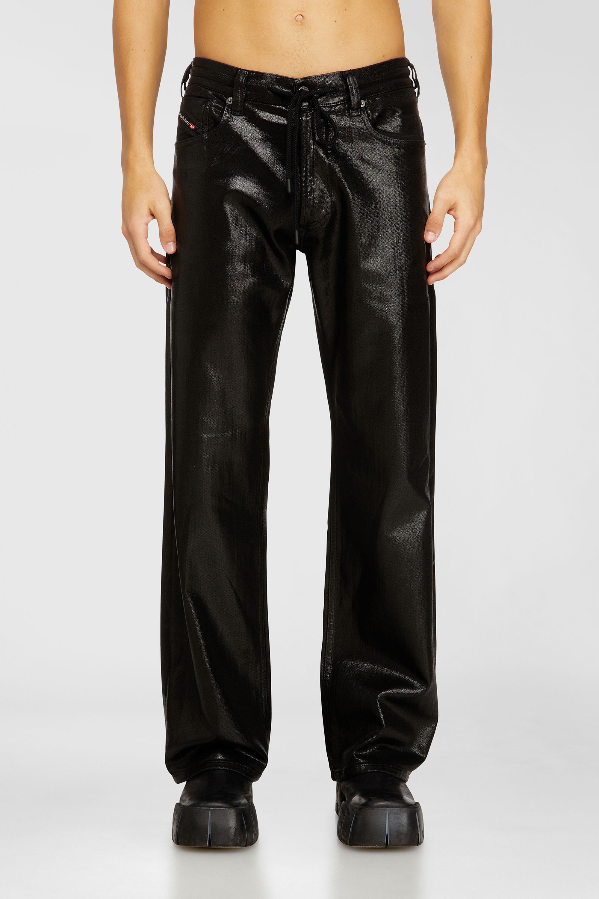 Diesel - Man's Relaxed 2080 D-Reel Joggjeans&reg; 068VD, Black/Dark grey - 2