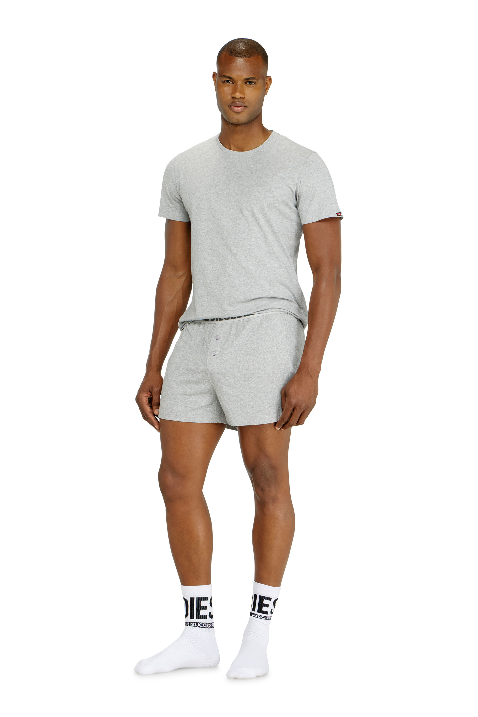 Diesel - RANDAL-D-CORE-3PACK, Man's Set of 3 cotton T-shirts in White/Grey - 1