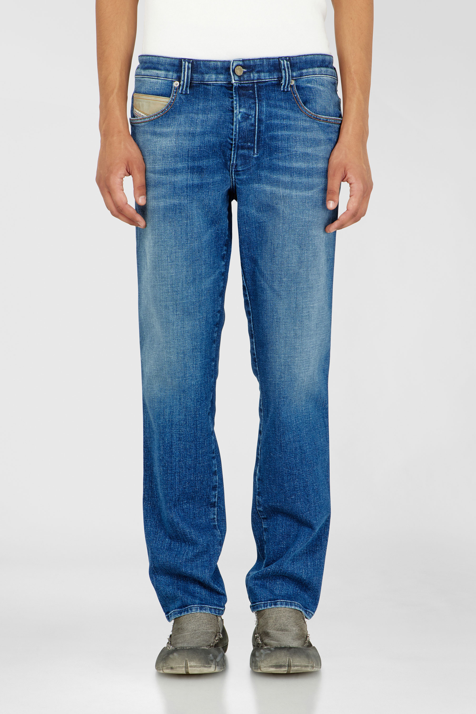 Diesel - Man's Slim Jeans 1993 D-Vyl 09R92, Medium blue - 3