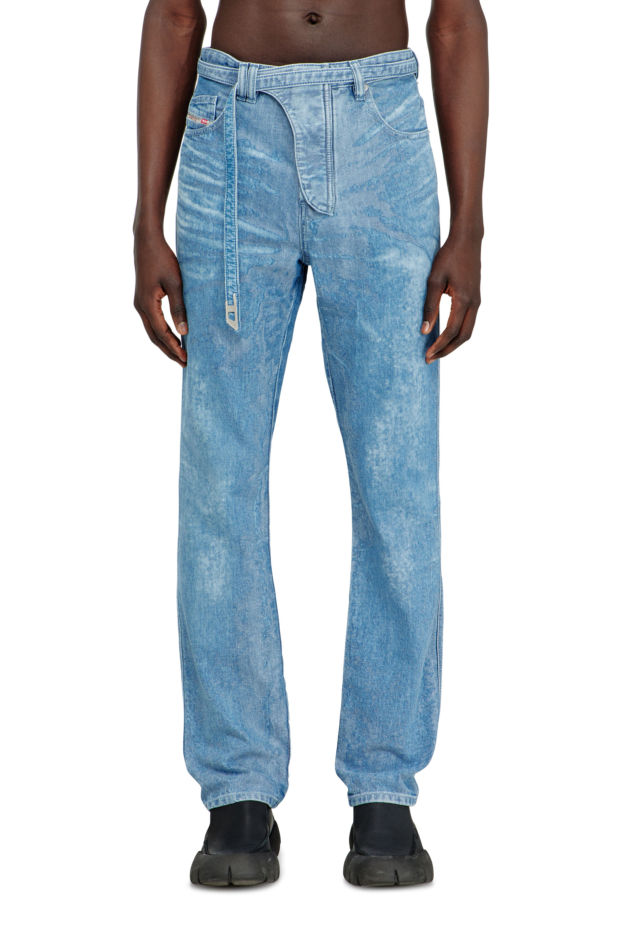 Diesel - Man's Slim Jeans D-JUREN 09P23, Light Blue - 1