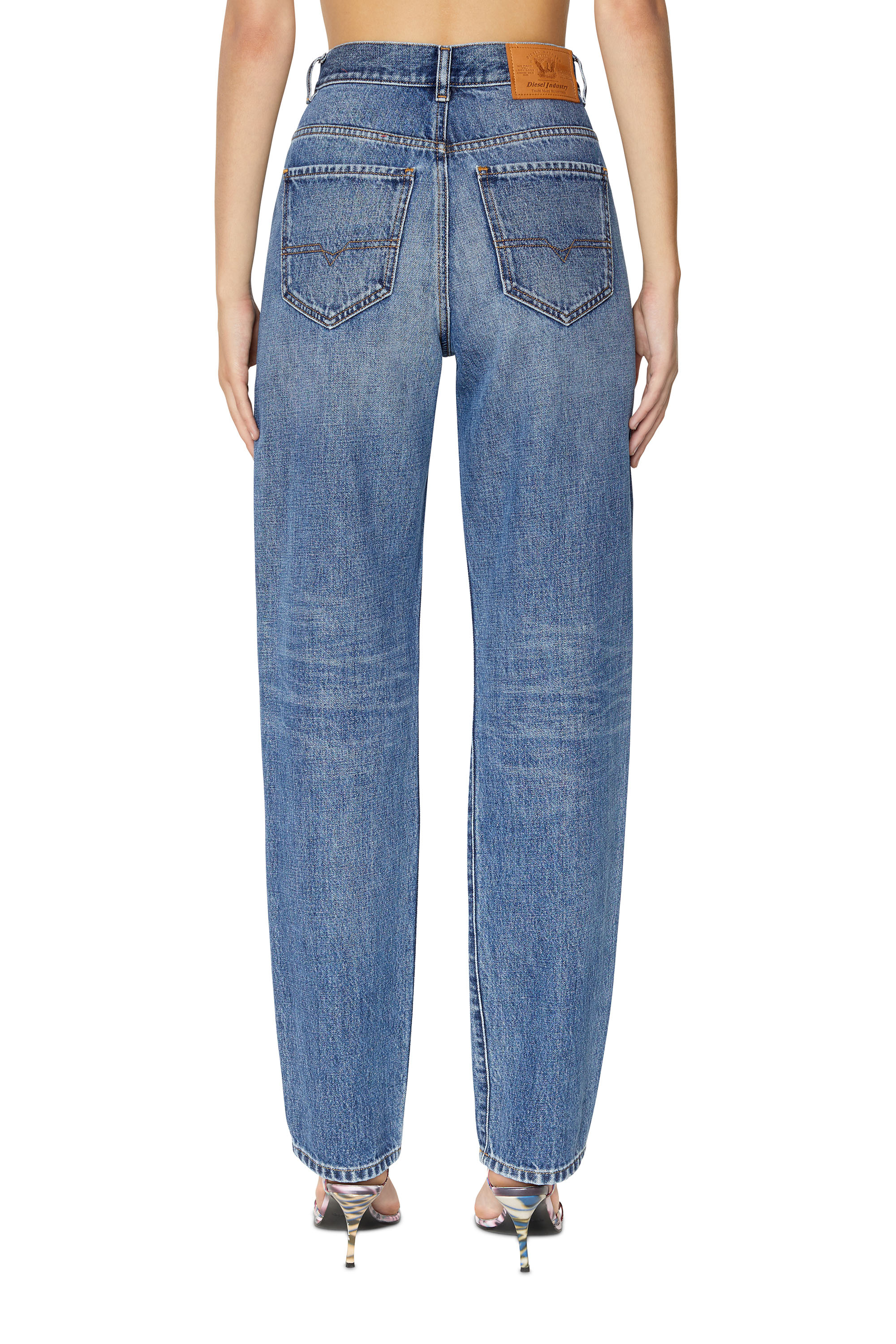 Diesel - 1956 D-Tulip 007C2 Straight Jeans, Medium blue - Image 2