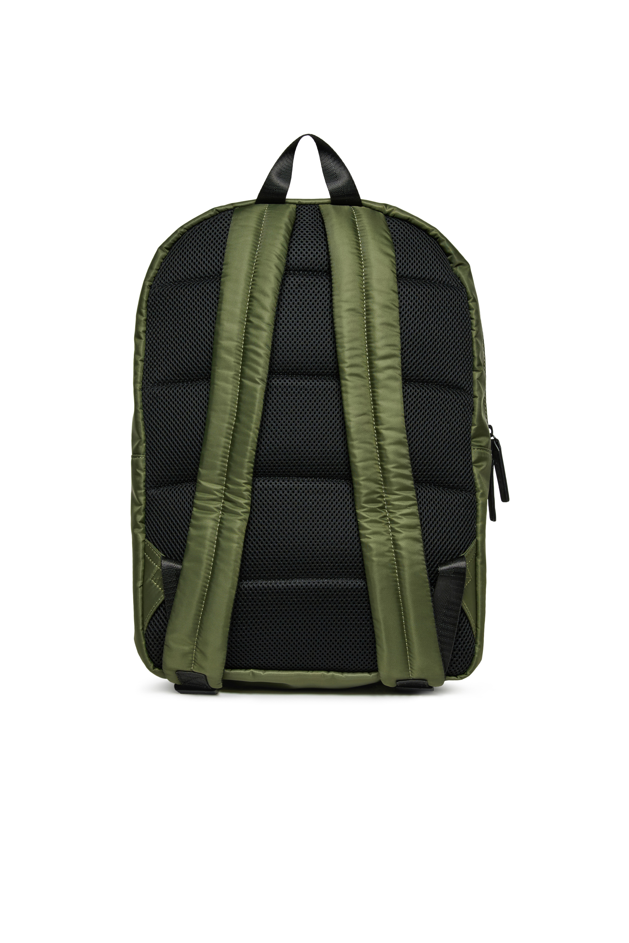 Diesel - WISTY, Man's WISTY Nylon backpack with logo in Green - 2