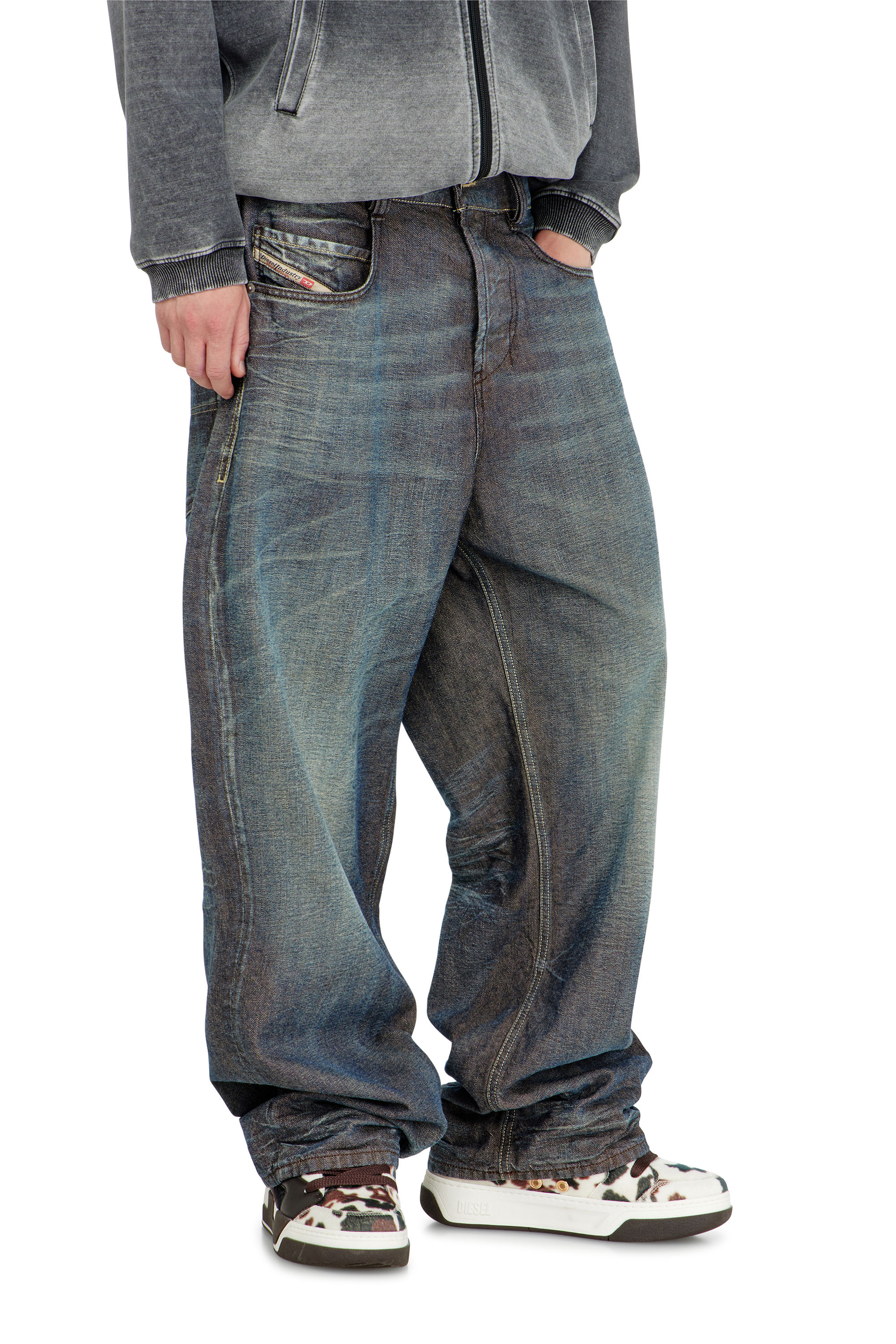 Diesel - Unisex's Relaxed Jeans 1997 D-Enim-M 007EM, Dark Blue - 7