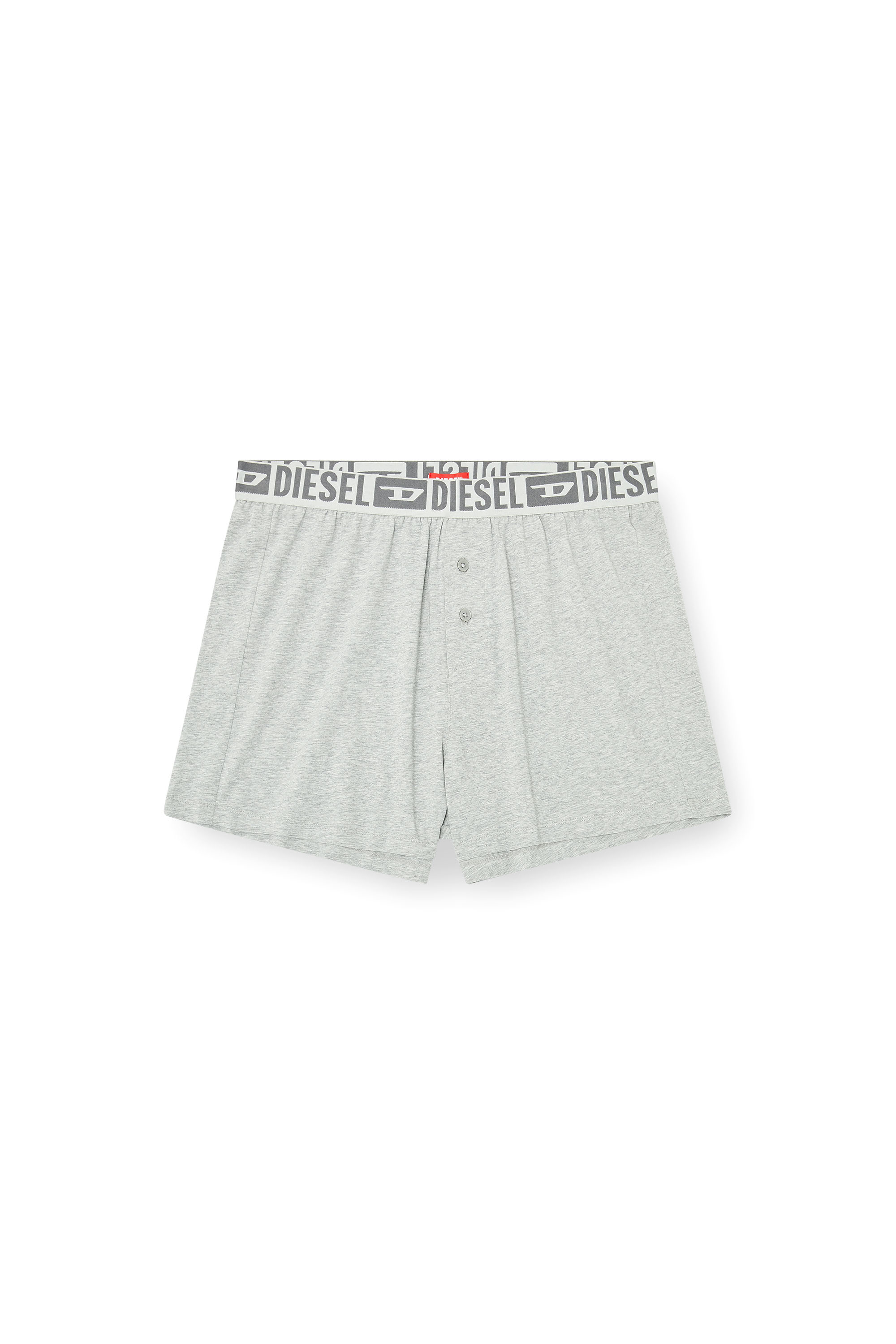 Diesel - STARKIE-D-CORE-2PACK, Man's Two-pack boxer shorts in stretch cotton in Grey - 2