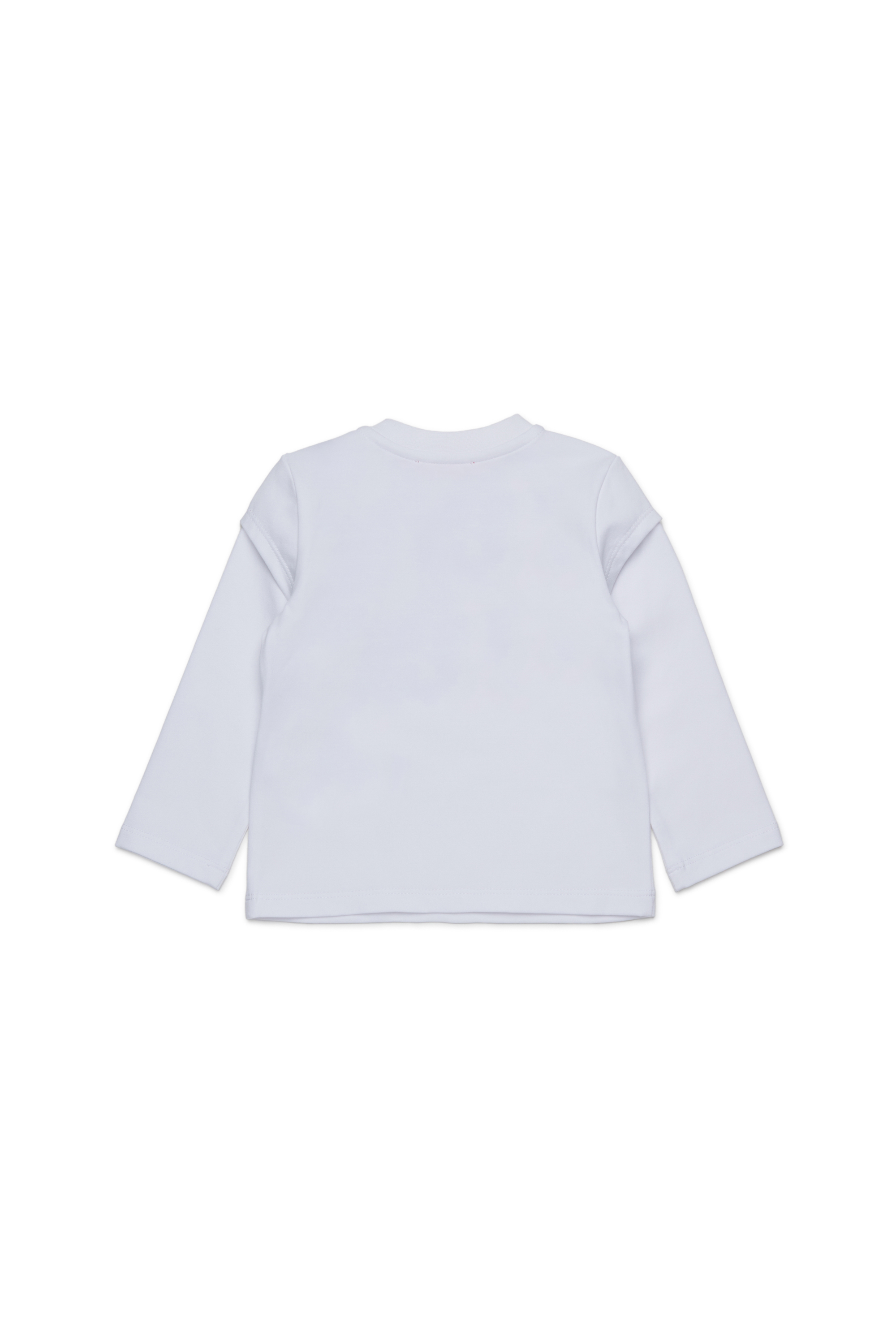 Diesel - TESBIB, Woman's Cotton T-shirt with graphic print in White - 2