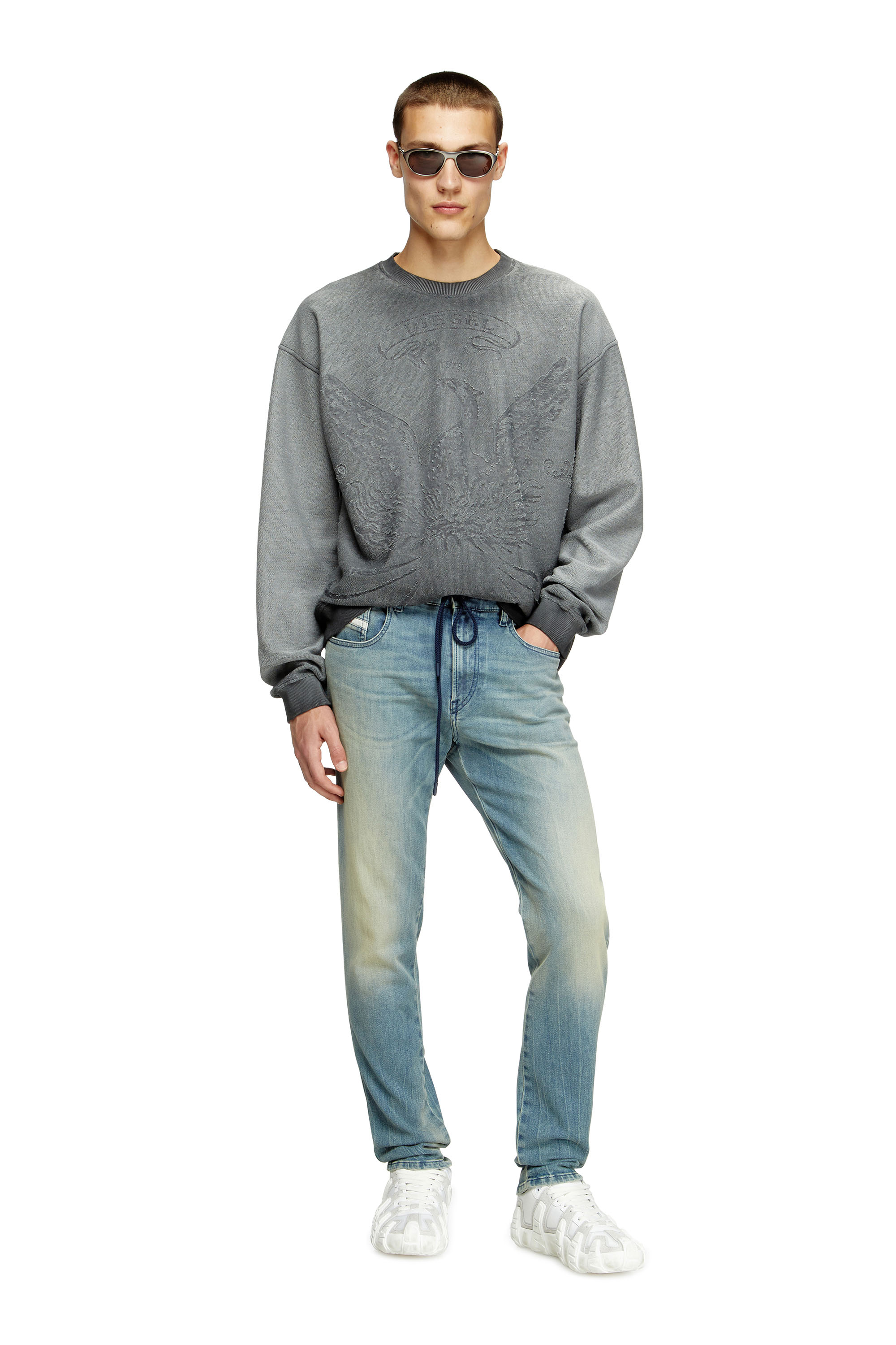 Diesel - Man's Slim 2062 D-Strukt Joggjeans® 09M31, Light Blue - 2