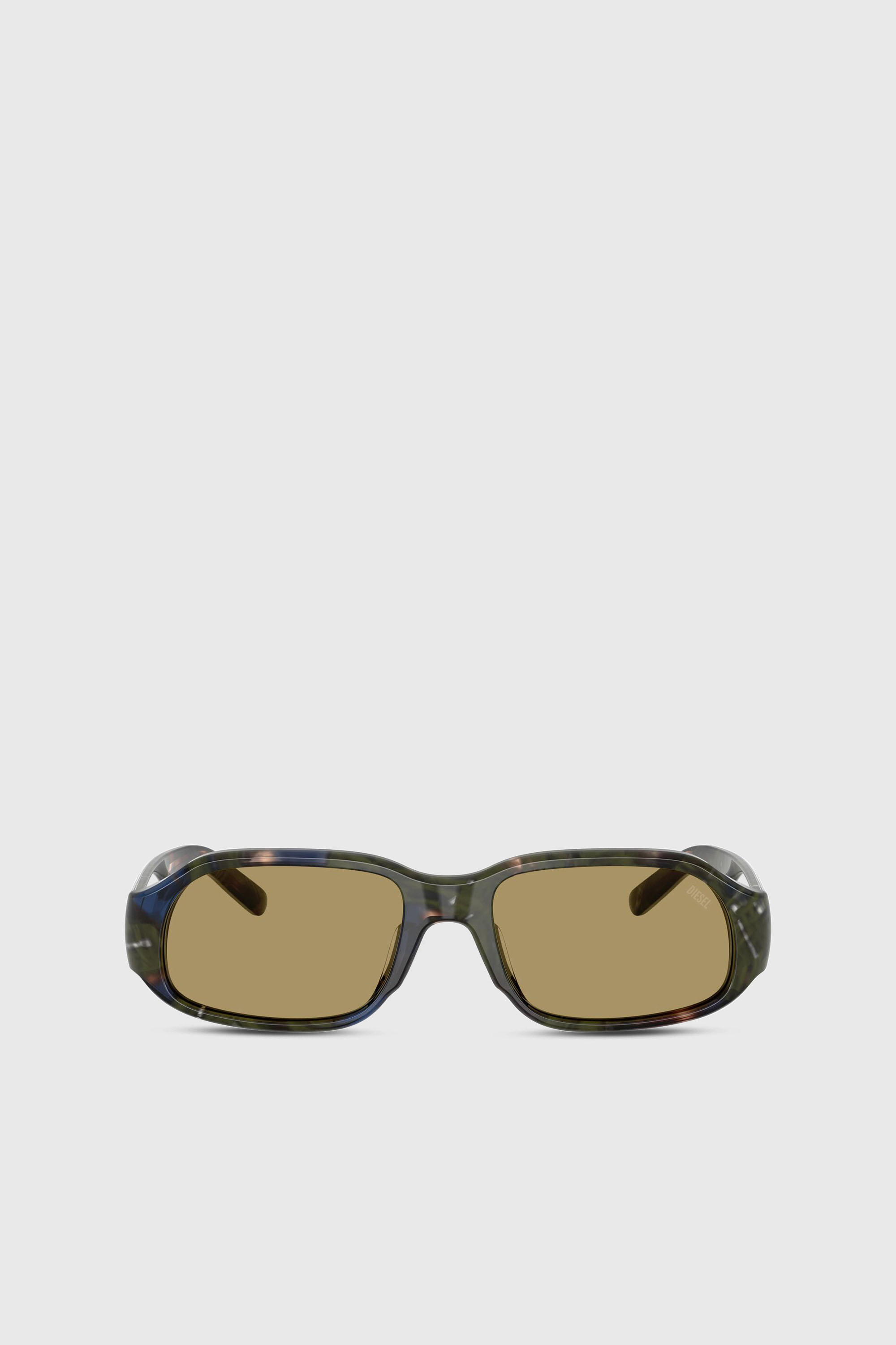 Diesel - 0DL2009U, Unisex's Rectangle sunglasses in Green/Brown - 1